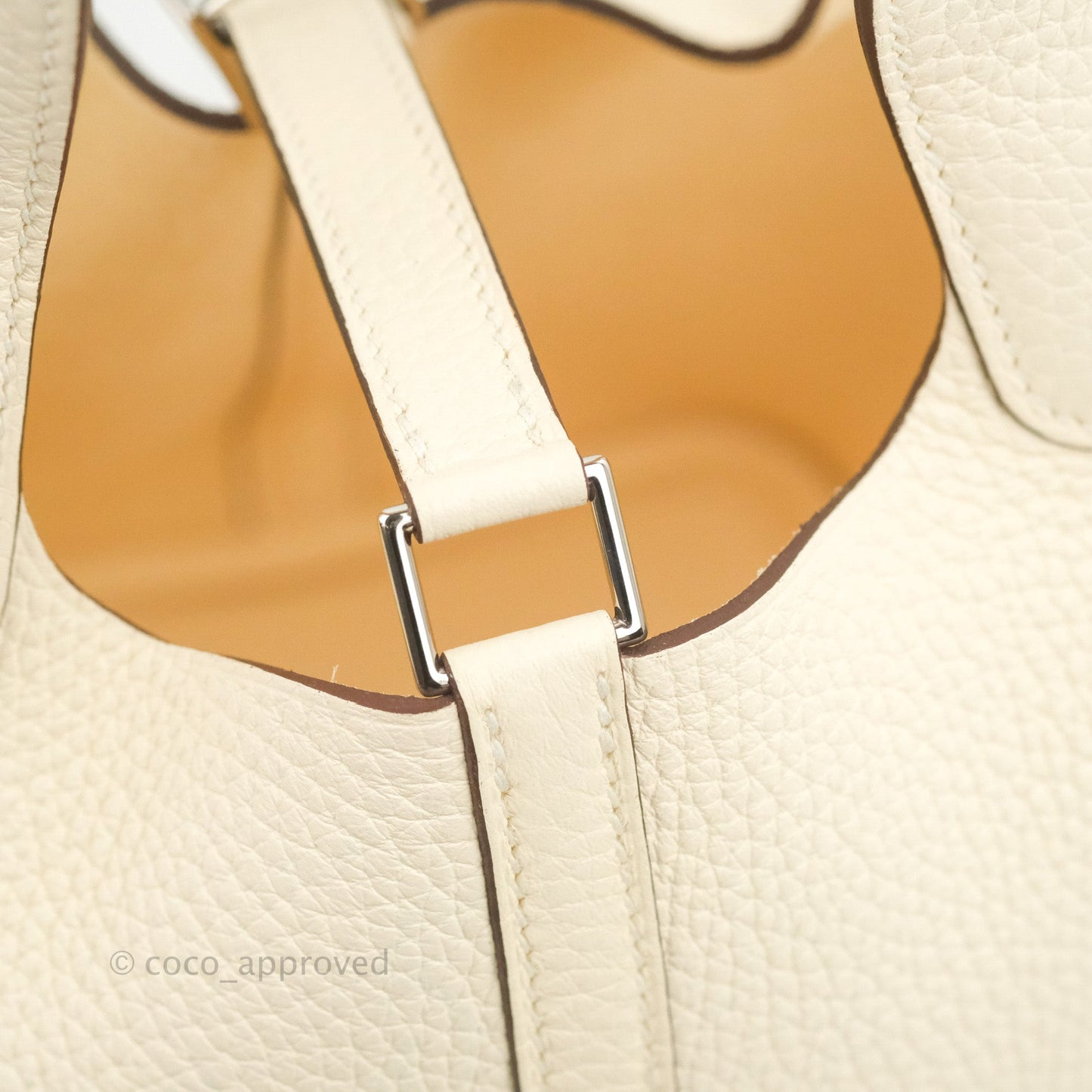 Hermès Picotin Lock 18 PM Nata Clemence Silver Hardware