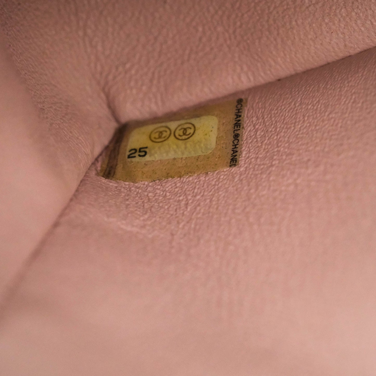 Chanel Quilted Mini Rectangular Flap Light Pink Lambskin Silver Hardware