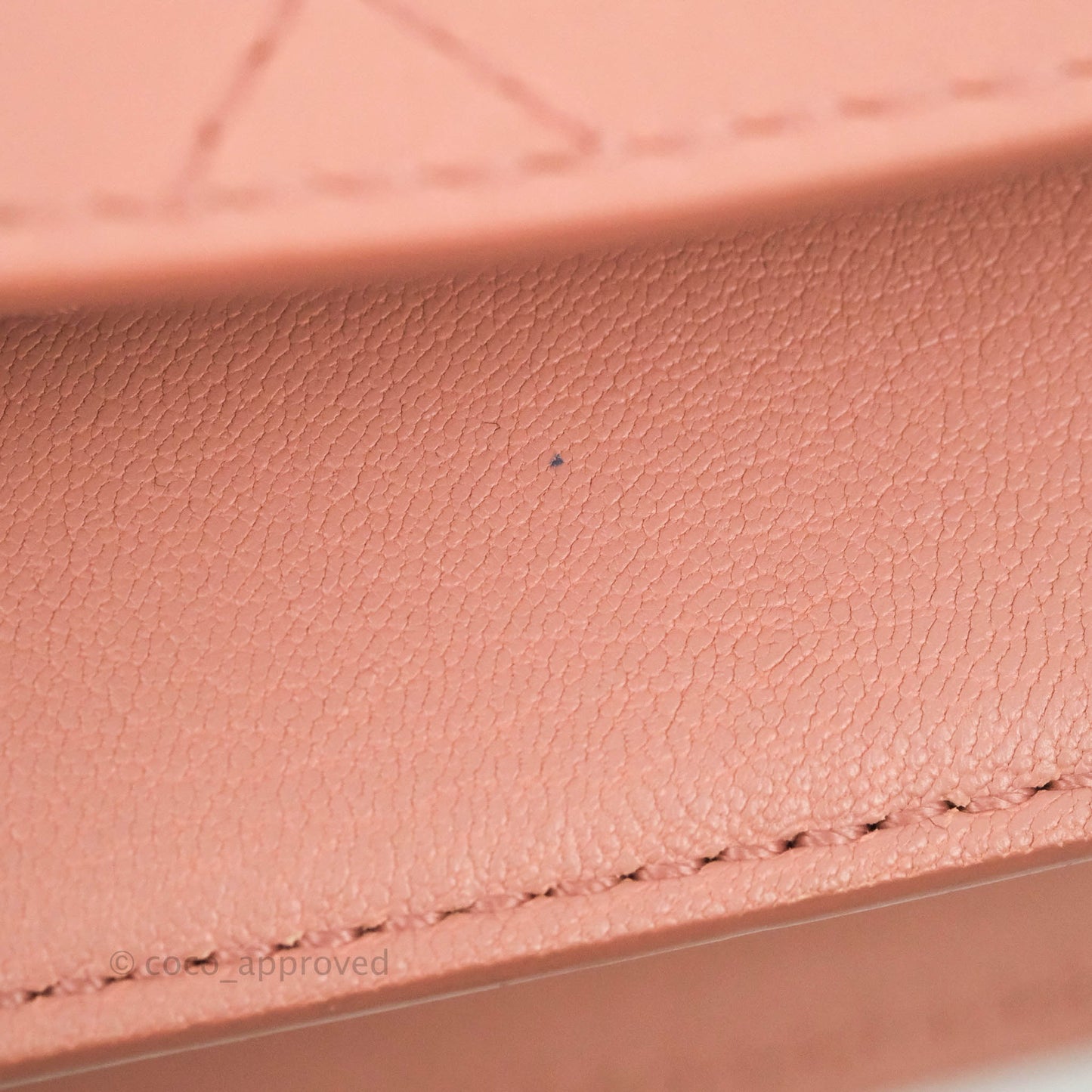 Chanel Small CC Box Flap Bag Pink Calfskin Silver Hardware