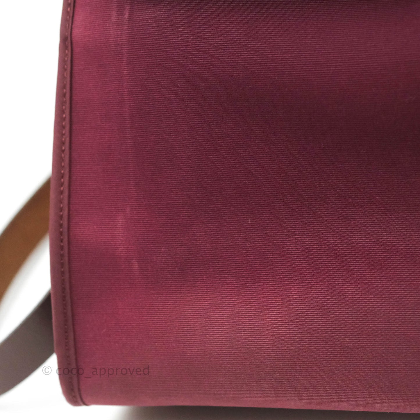Hermès Herbag Zip 31 in Prune Hunter Cowhide & Canvas Palladium Hardware