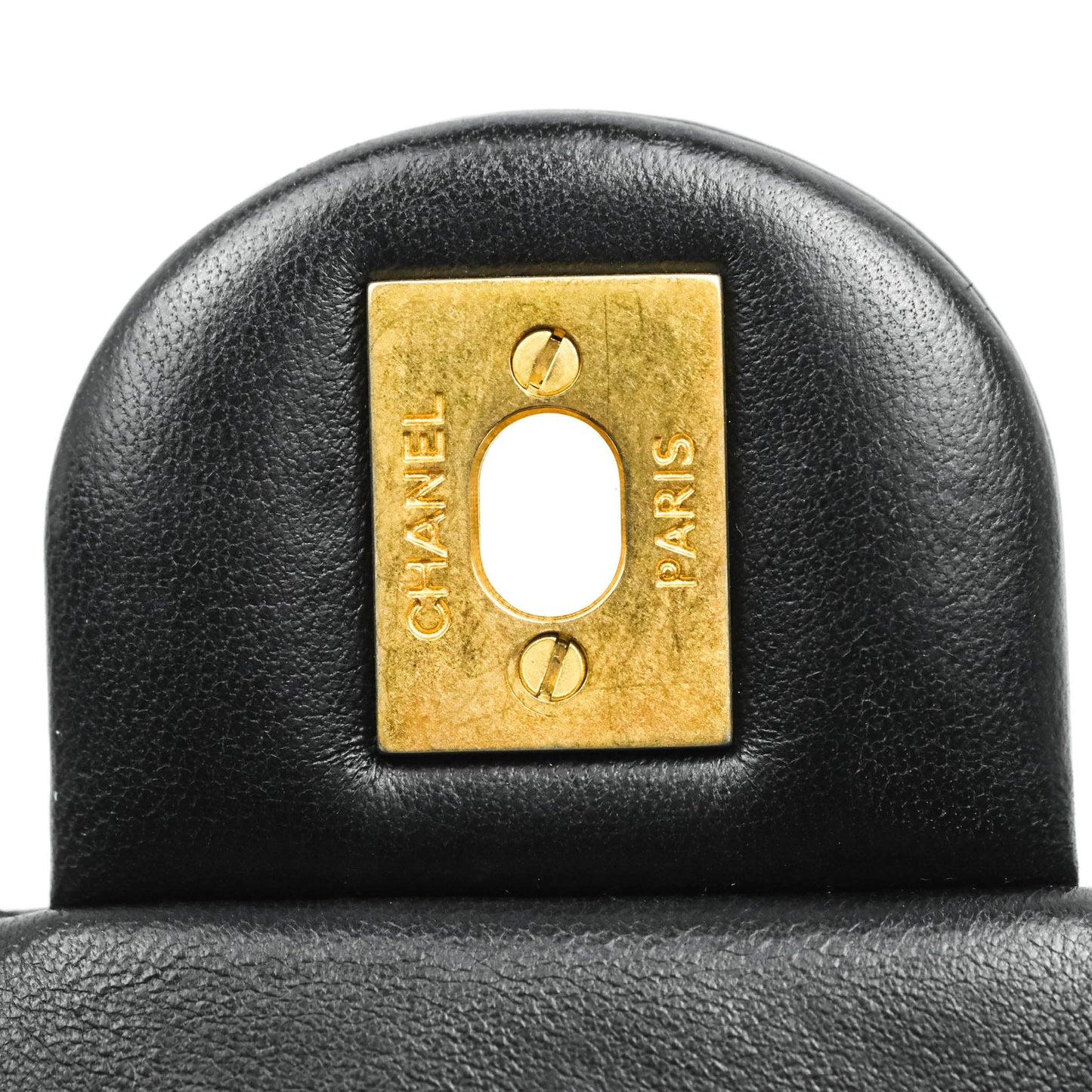 Chanel Quilted Mini Rectangular Pearl Crush Black Lambskin Gold Hardware