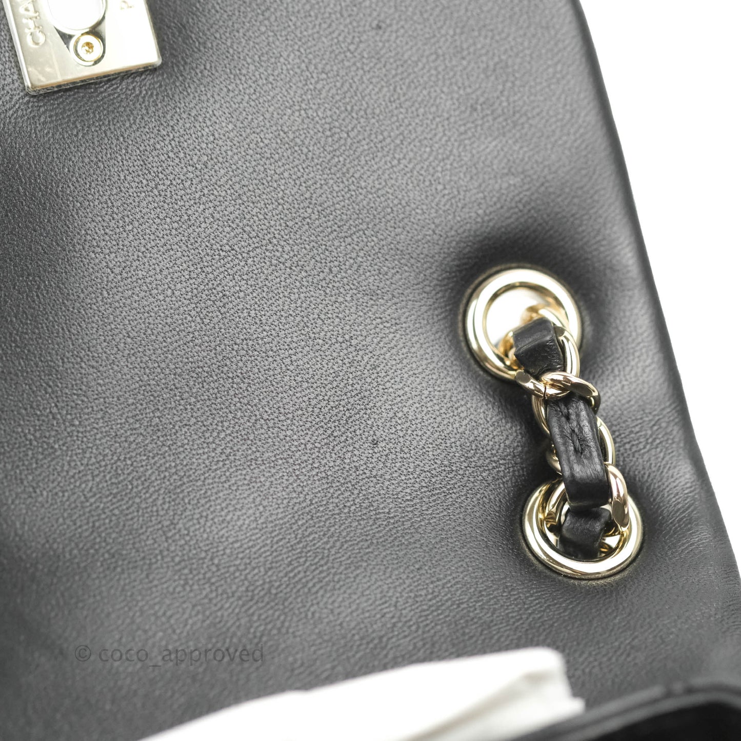 Chanel Quilted Small Duma Drawstring Backpack Black Lambskin 22A