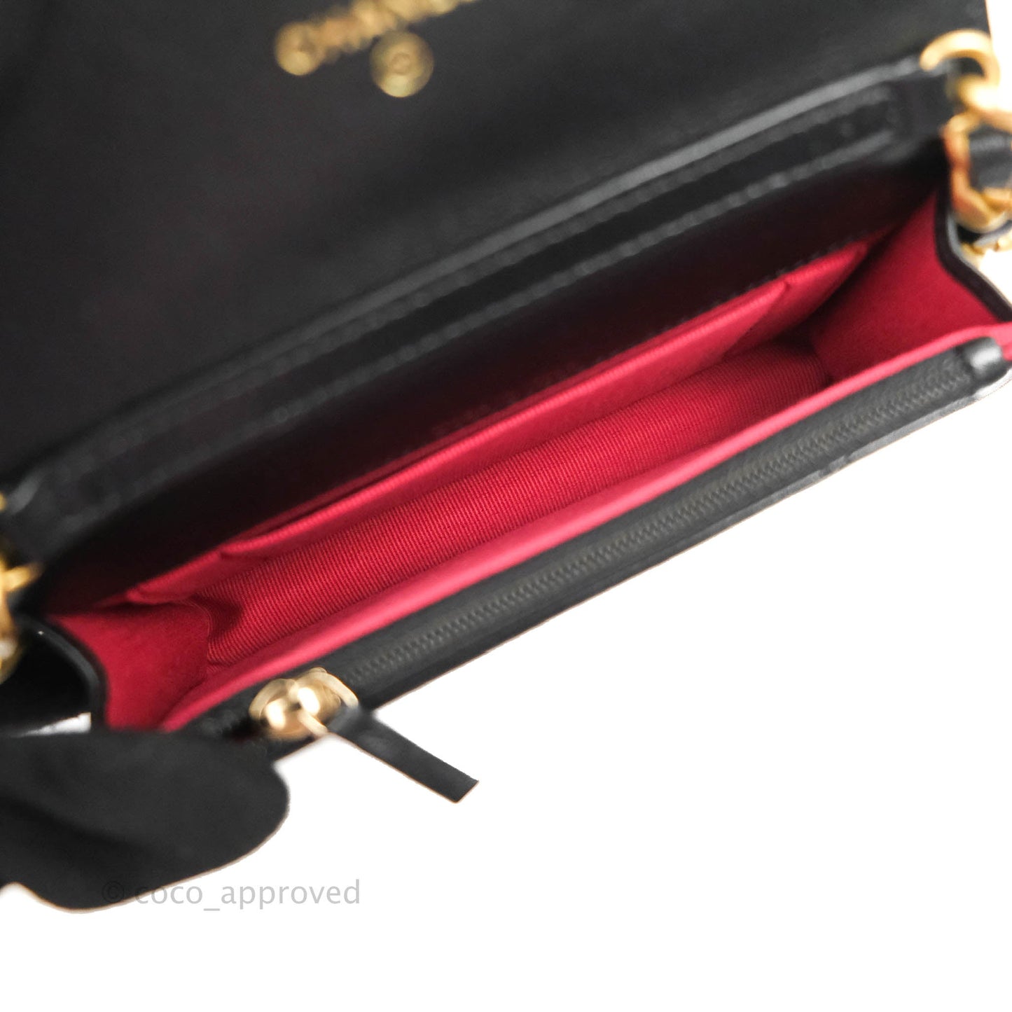 Chanel 19 Mini Clutch with Chain Black Lambskin Mixed Hardware