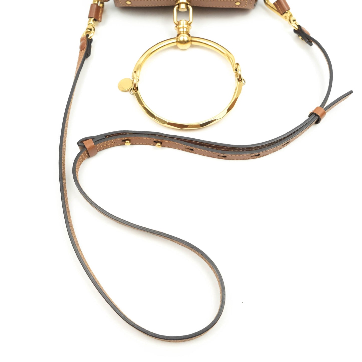 Chloé Nile Crossbody Bag Brown Calfskin