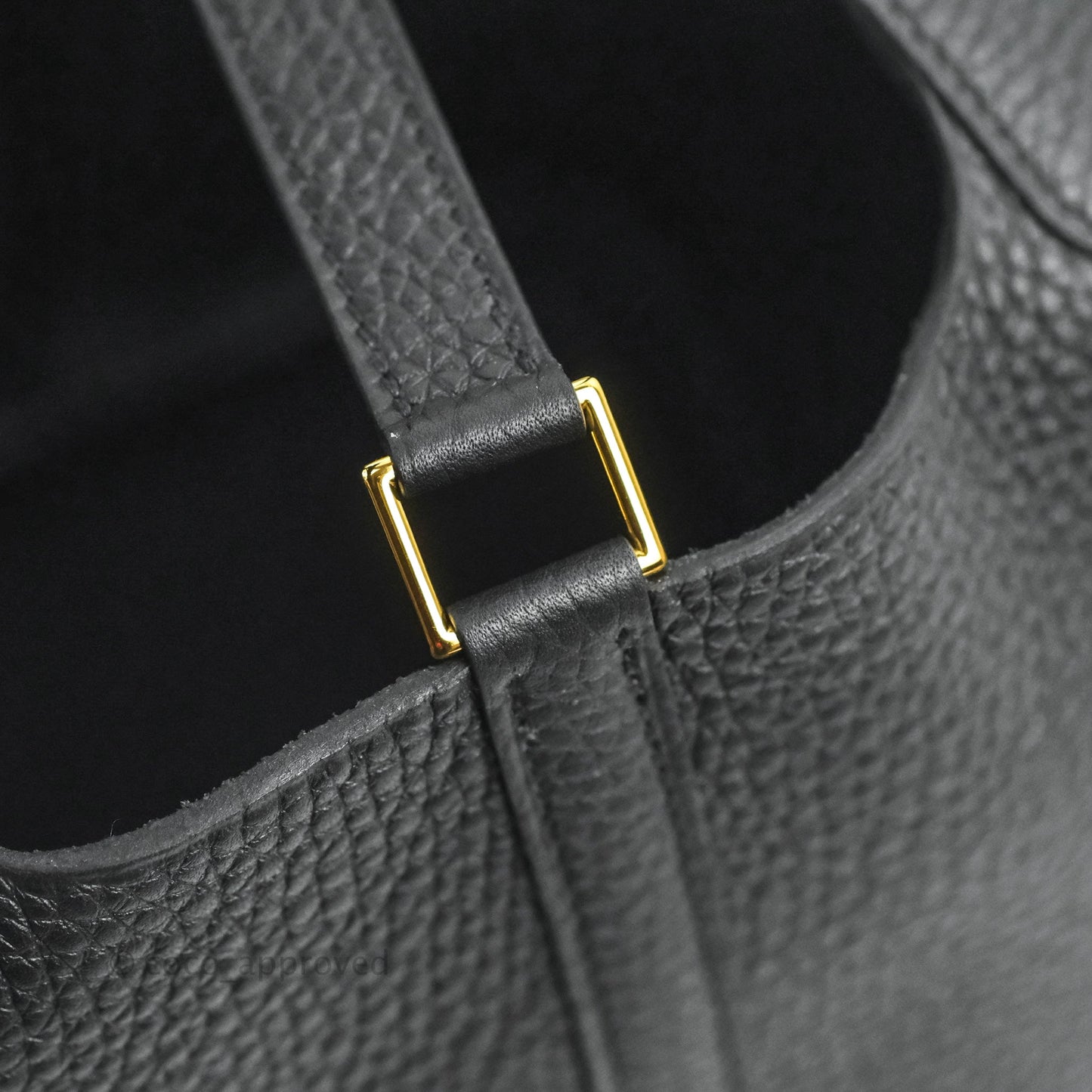 Hermès Picotin Lock 18 Black Clemence Gold Hardware