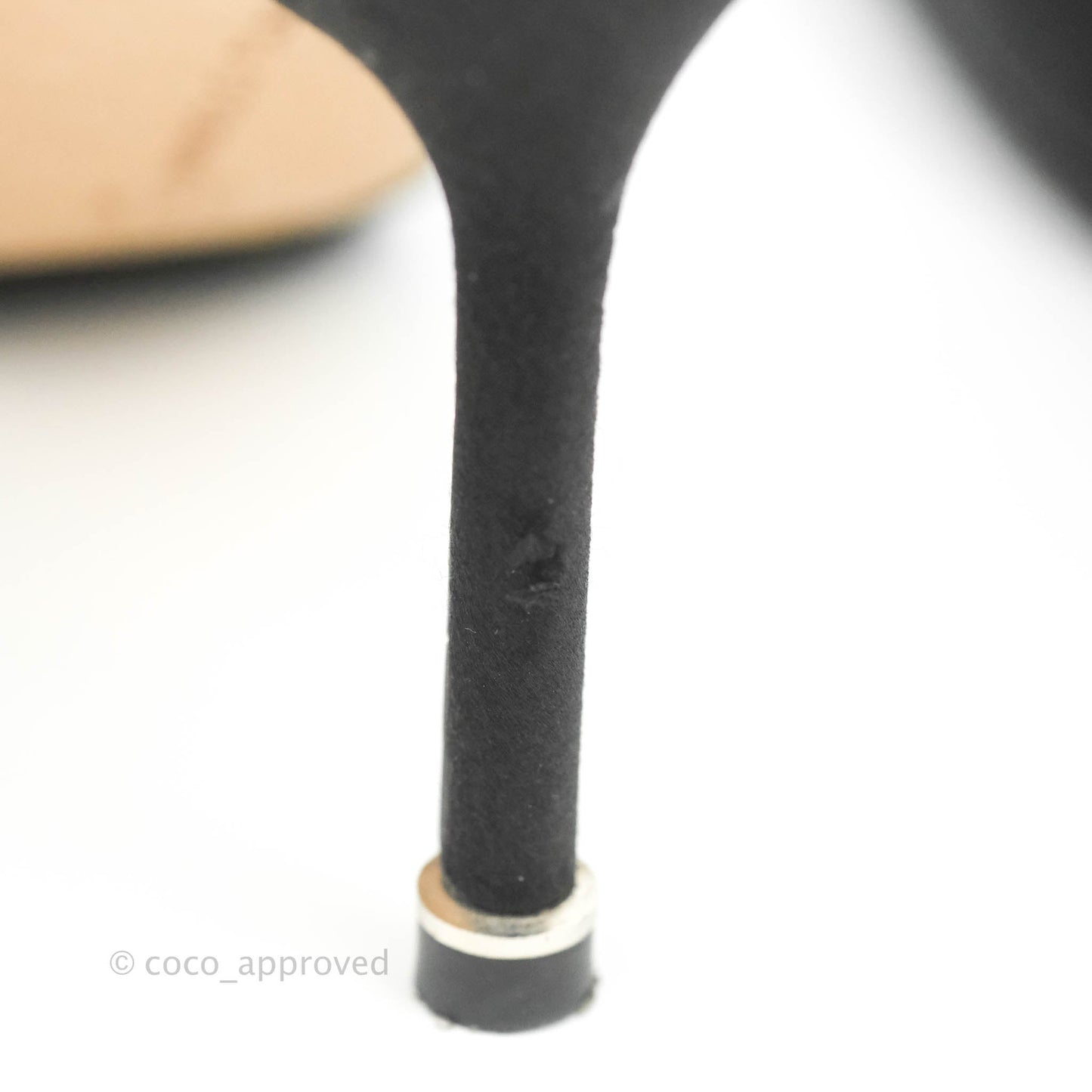 Manolo Blahnik Black Satin Hangisi Jewel Buckle Pumps Size 36.5