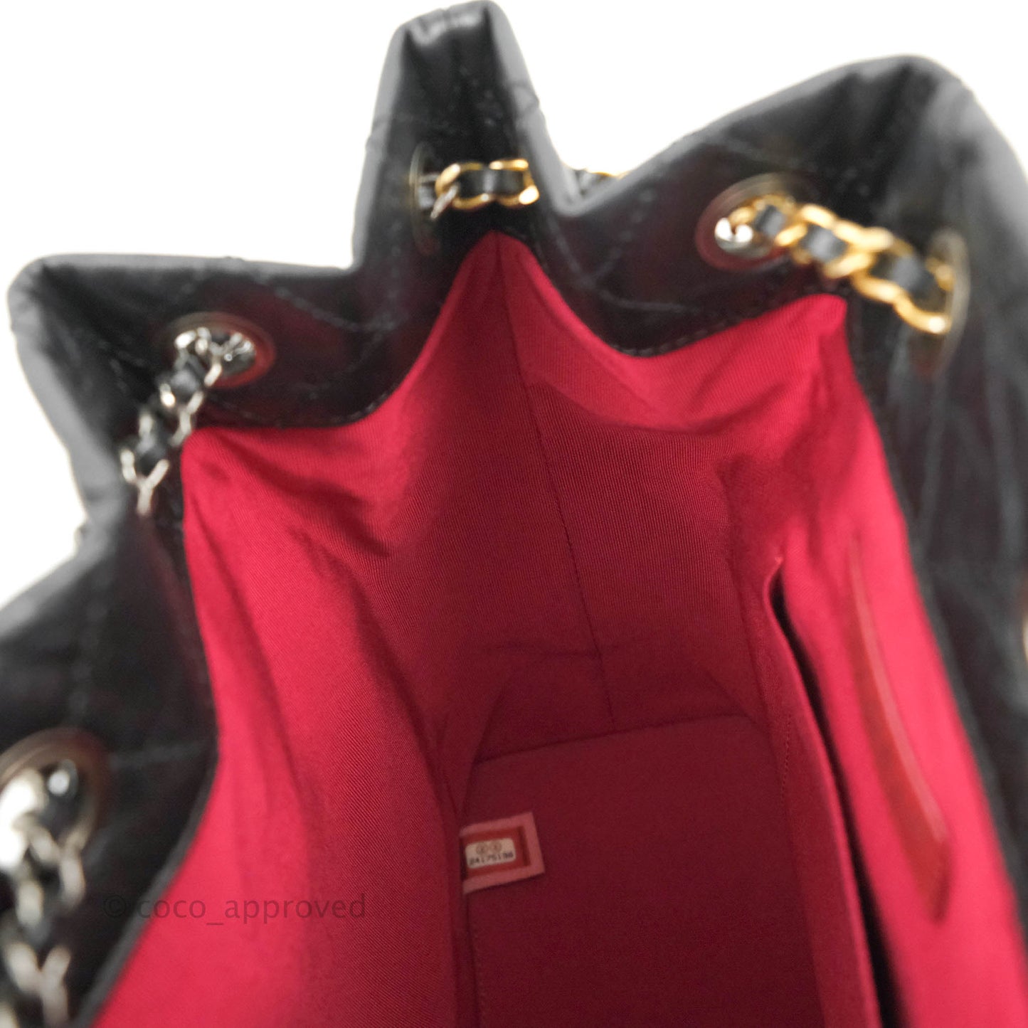 Chanel Small Gabrielle Backpack Black Aged Calfskin
