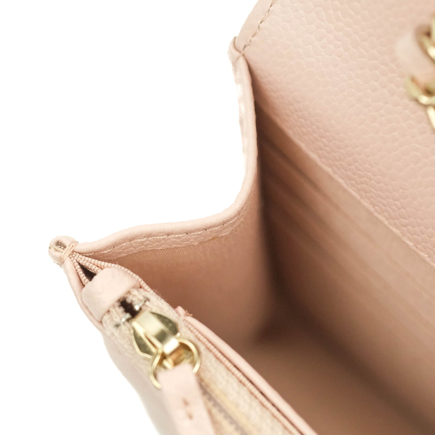 Chanel Wallet on Chain Pale Pink Caviar Gold Hardware 21C