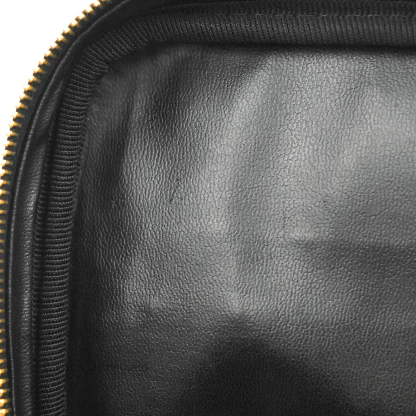 Chanel Vintage Vanity Case Black Caviar Gold Hardware
