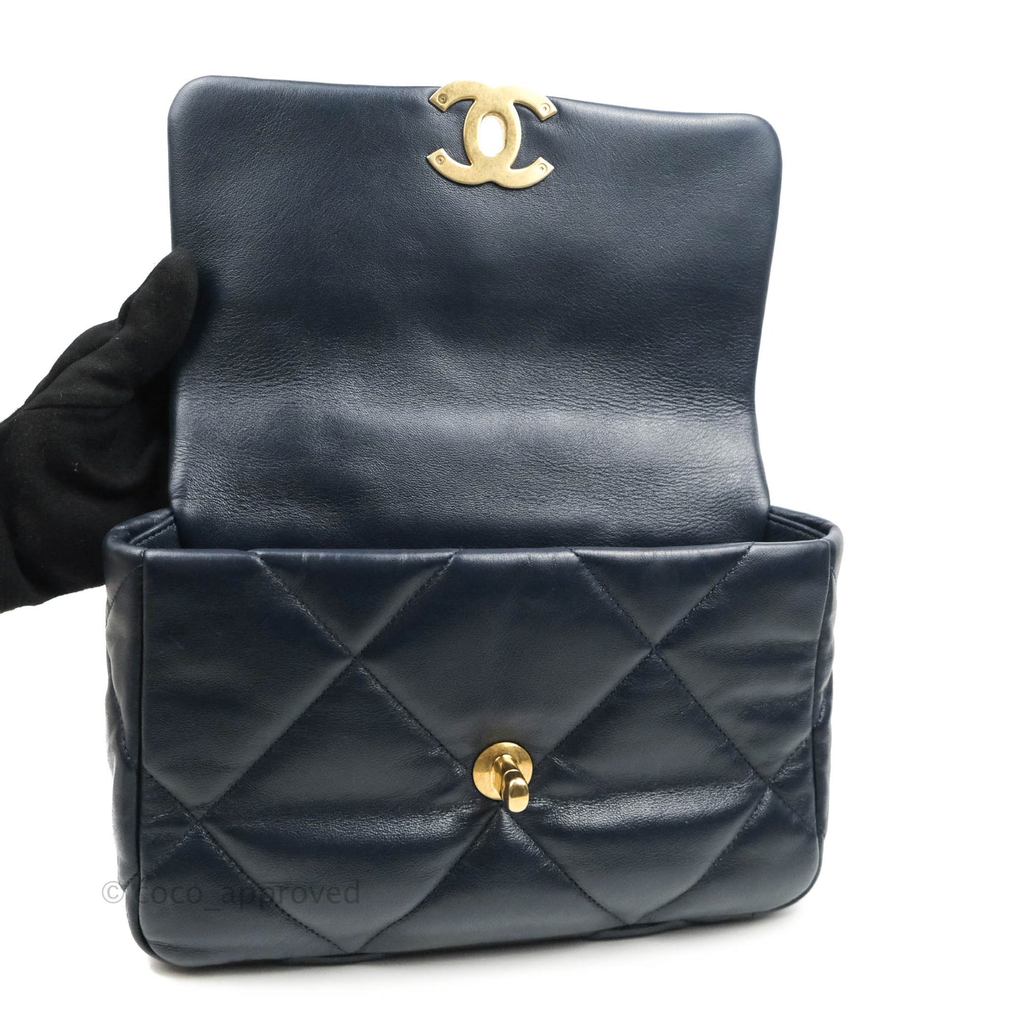Chanel 19 Small Navy Mixed Hardware