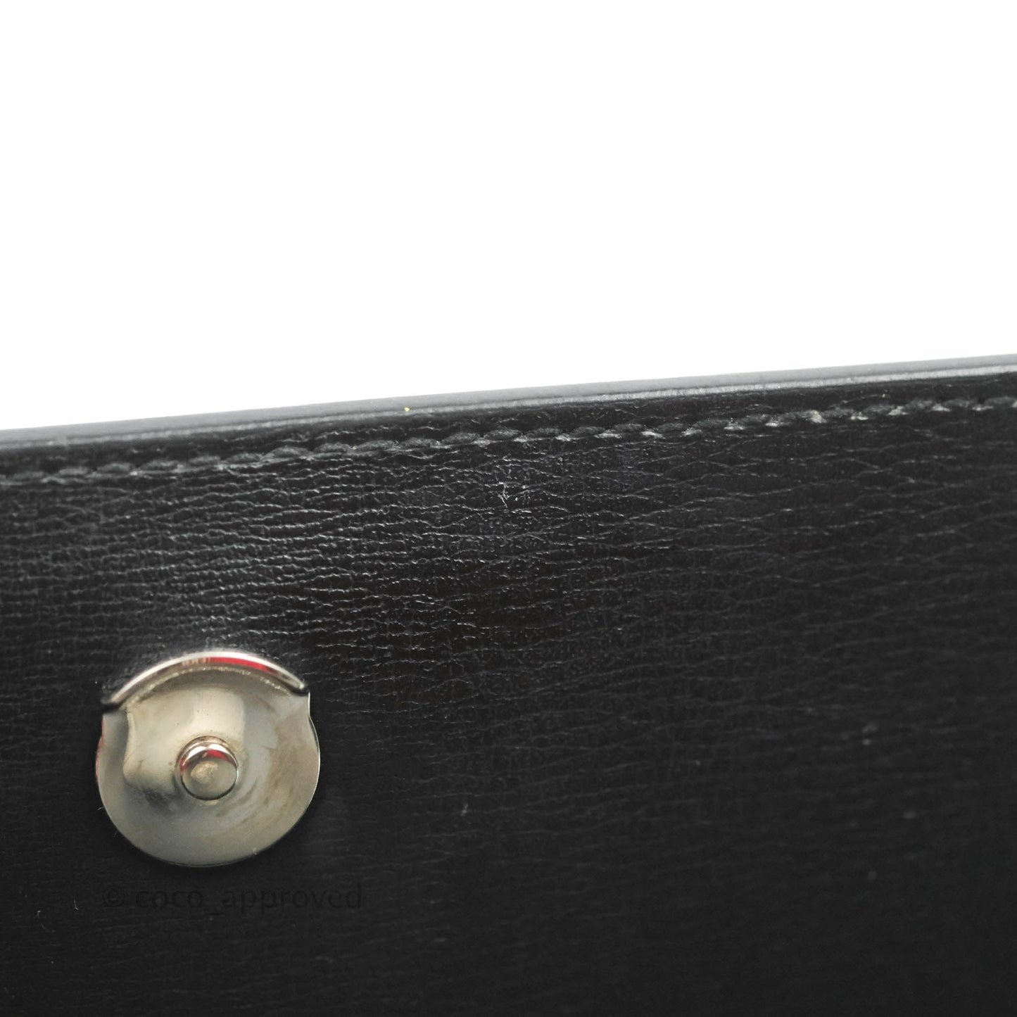 Saint Laurent Sunset Medium Black Calfskin Silver Hardware