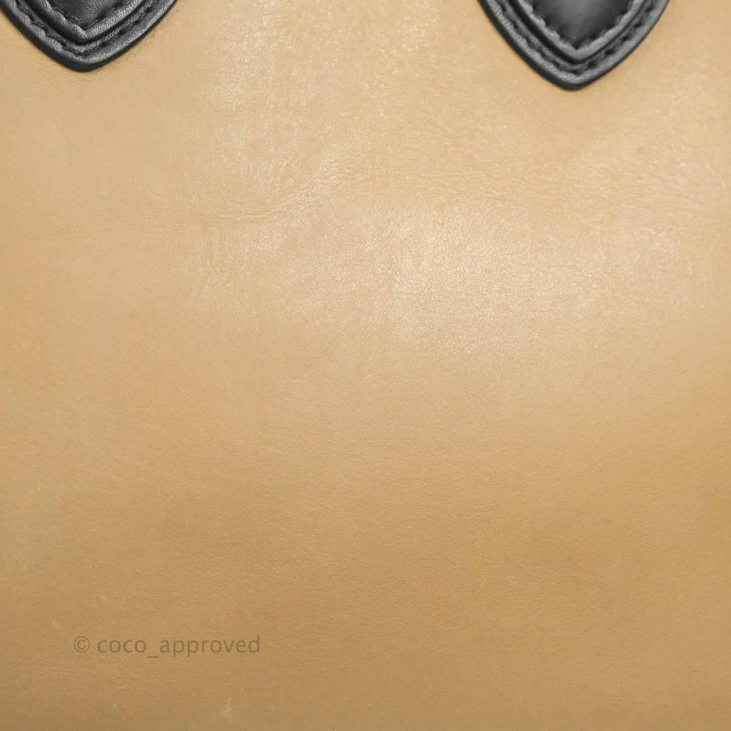 Celine Micro Luggage Bag Navy/Beige/Black Calfskin