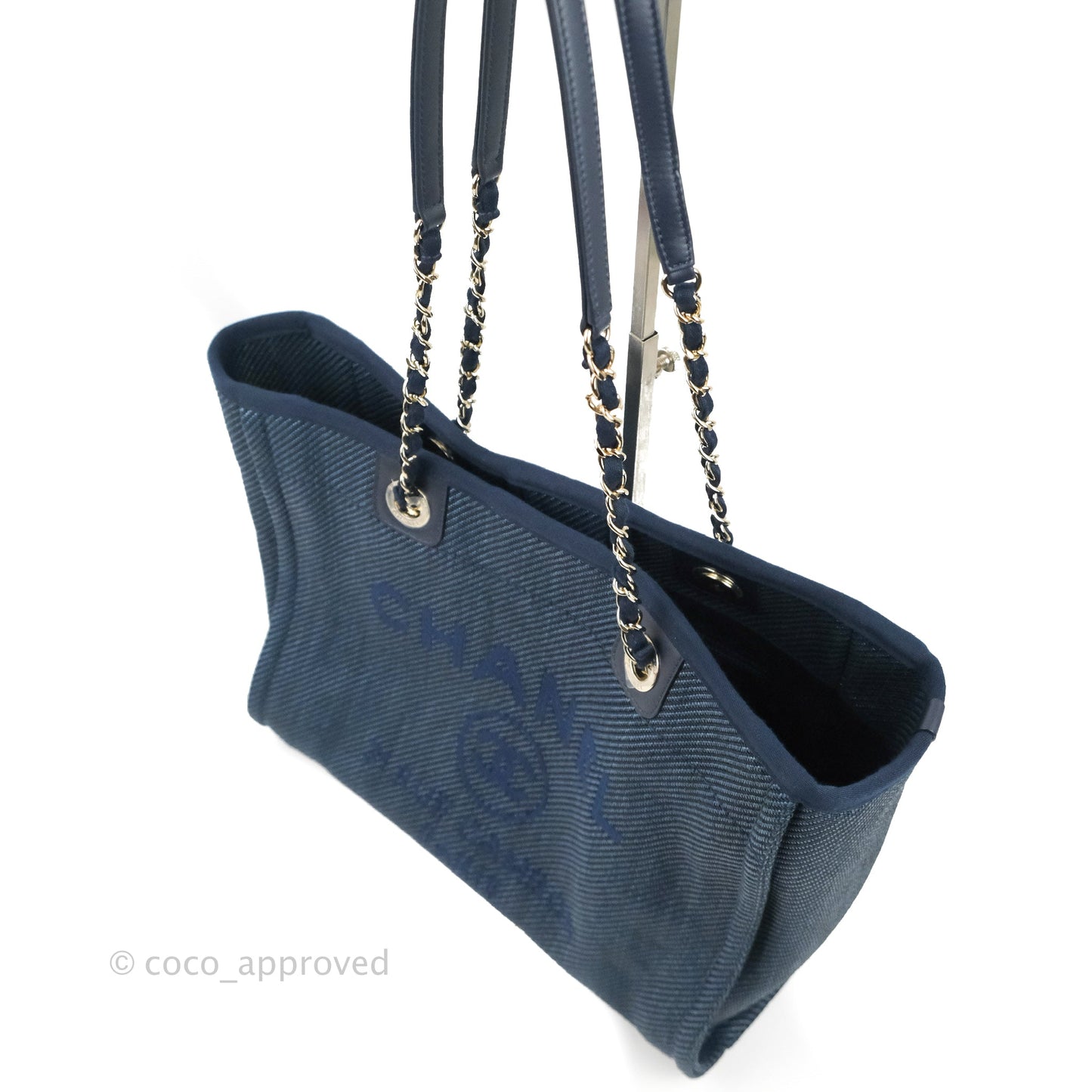Chanel Canvas Deauville Medium Navy