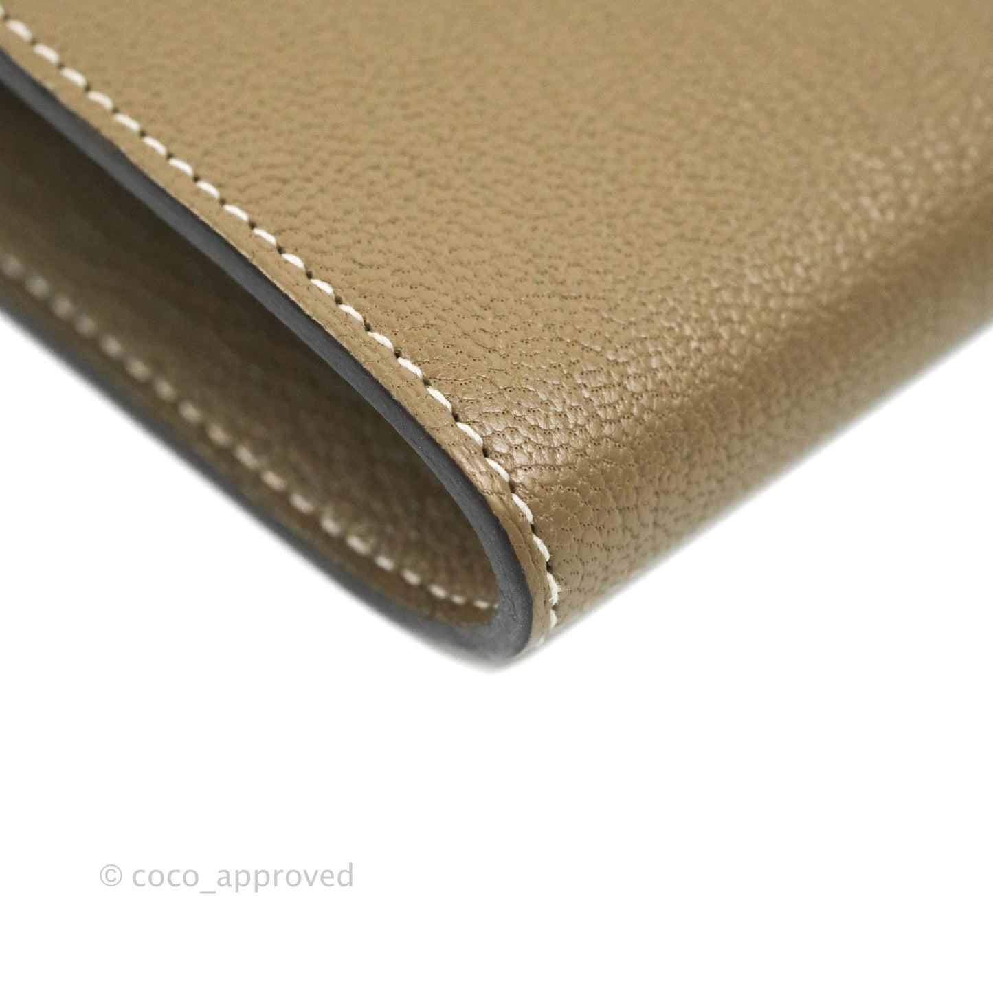 Hermès Kelly To Go Wallet Etoupe Chevre Mysore Palladium Hardware
