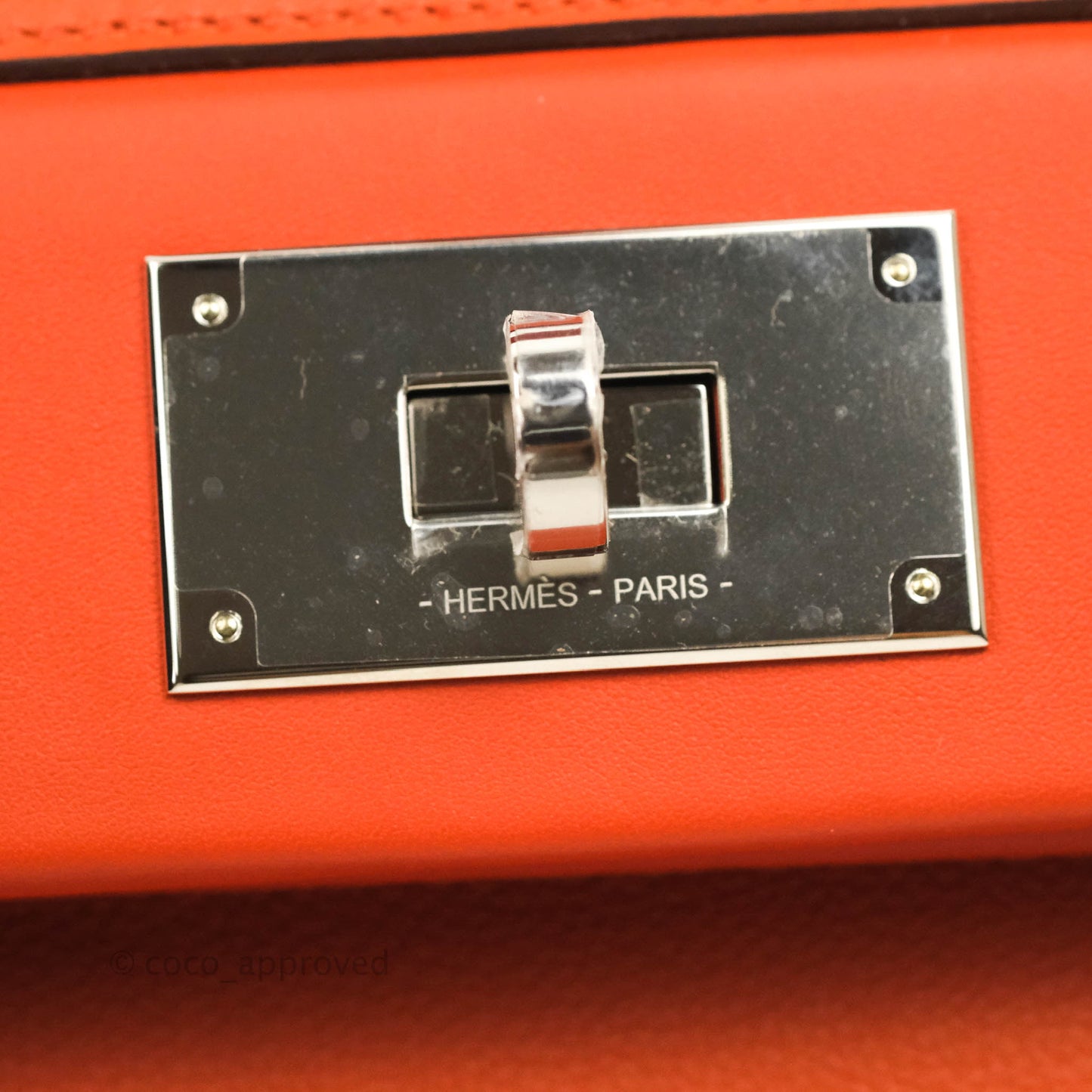 Hermès 24/24 21 Mini Terre Battue Palladium Hardware