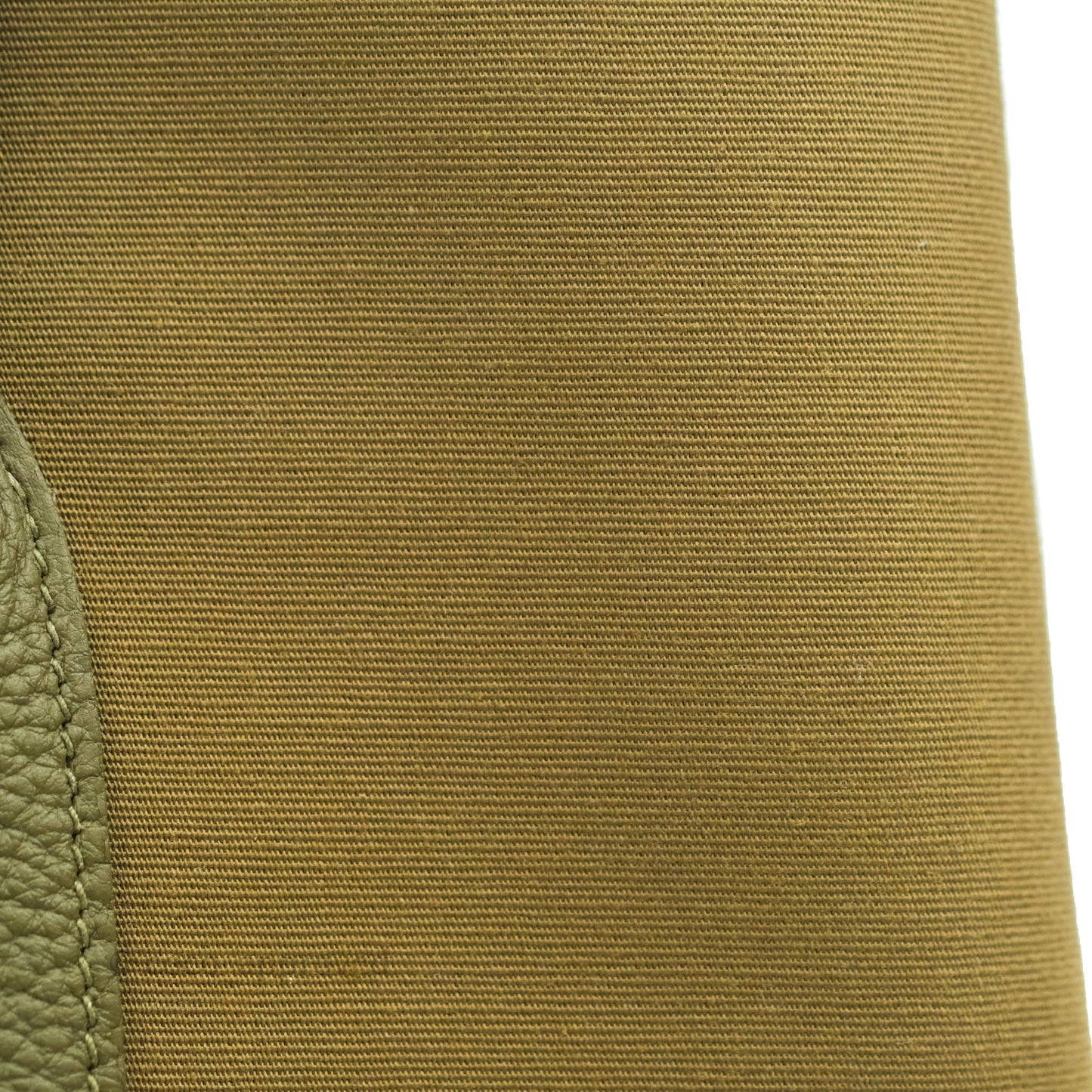 Hermès Garden Party 36 Vert Olive Canvas With Twilly & Charm