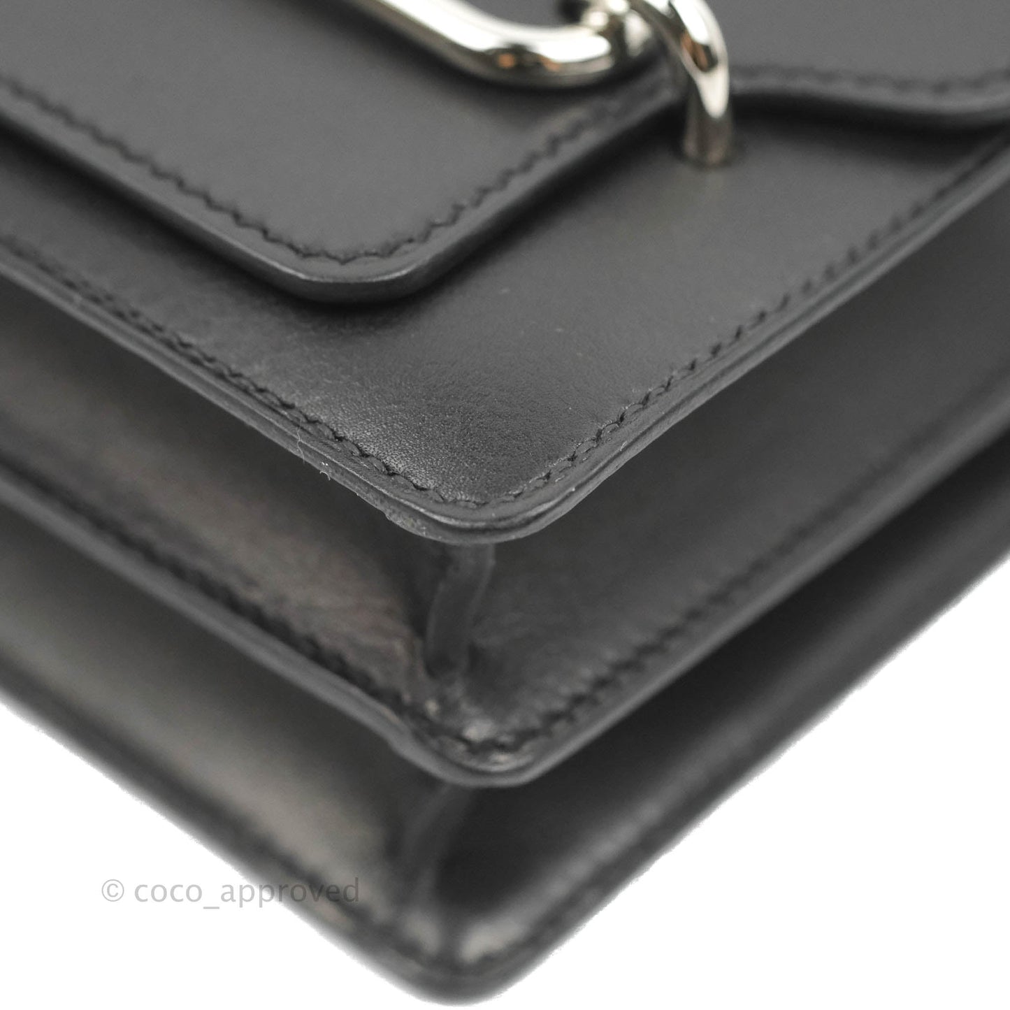 Hermès Roulis Mini 18 Black Swift Palladium Hardware