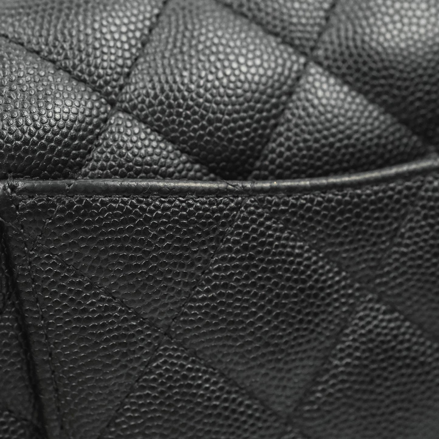 Chanel Classic Mini Rectangular Flap Black Caviar Silver Hardware