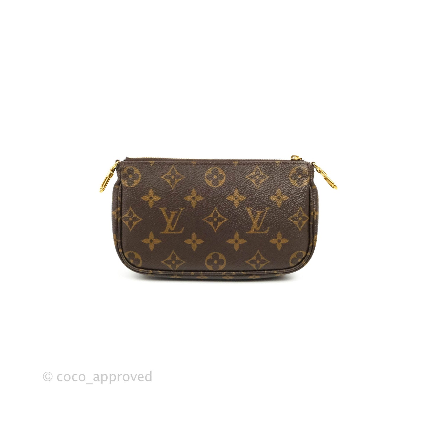 Louis Vuitton Multi Pochette Accessories Khaki Monogram Canvas