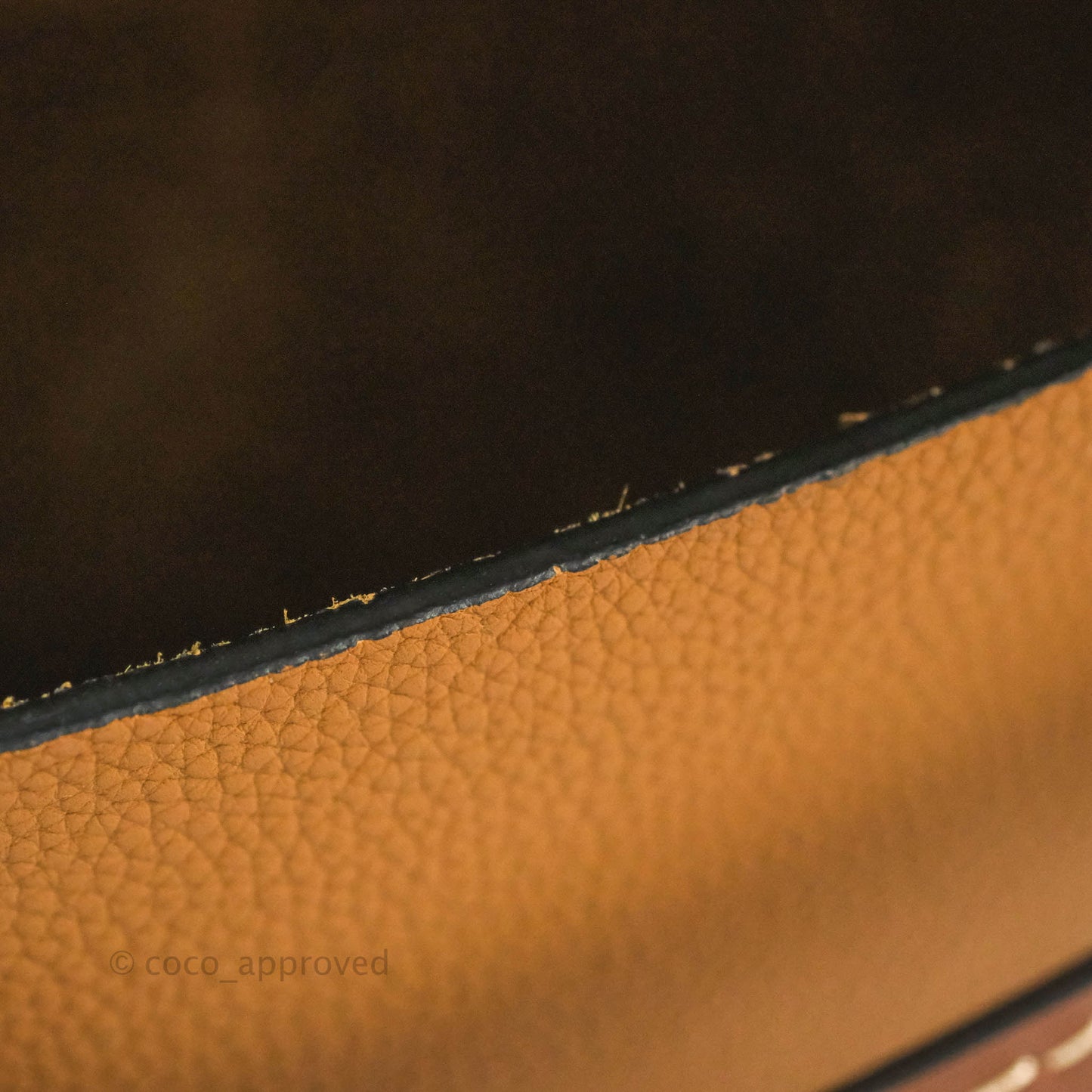 Loewe Small Gate Bag Light Caramel/Pecan Grained Calfskin