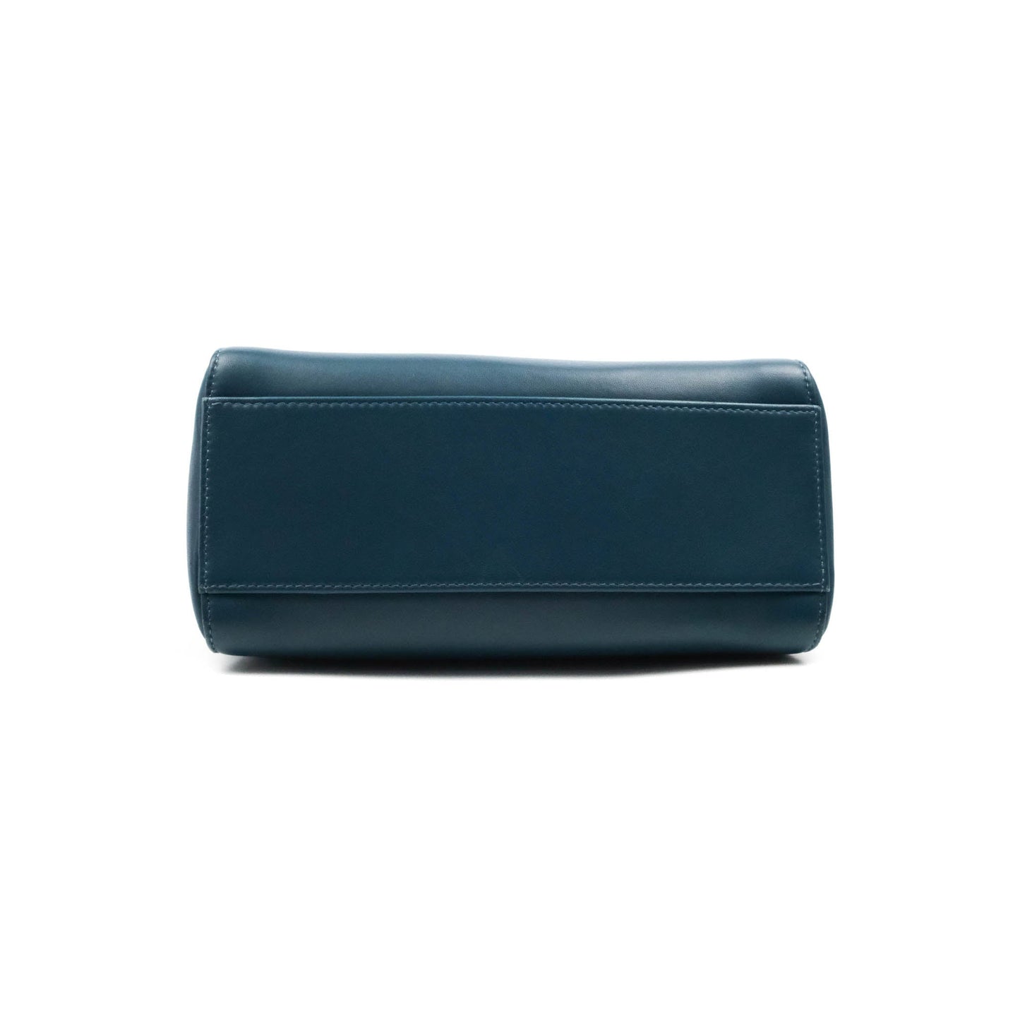 Fendi Nappa Mini Peekaboo Bag Peacock Blue