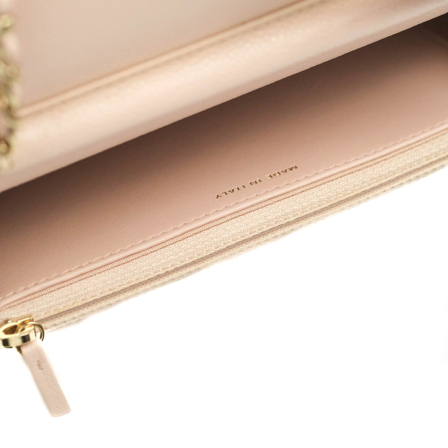 Chanel Wallet on Chain Pale Pink Caviar Gold Hardware 21C