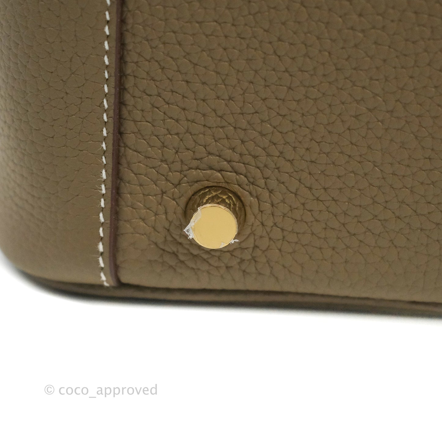 Hermès Lindy 26 Etoupe Gold Hardware