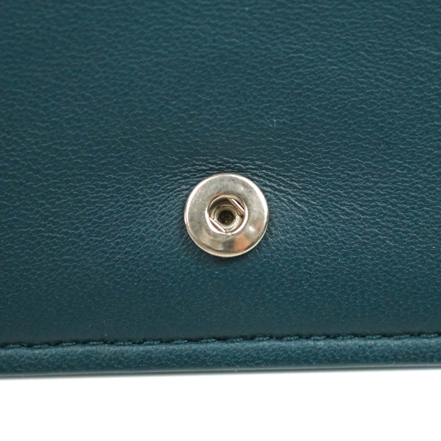 Bottega Veneta Maxi Intrecciato Mini Cassette Crossbody Bag Petrol Blue Lambskin