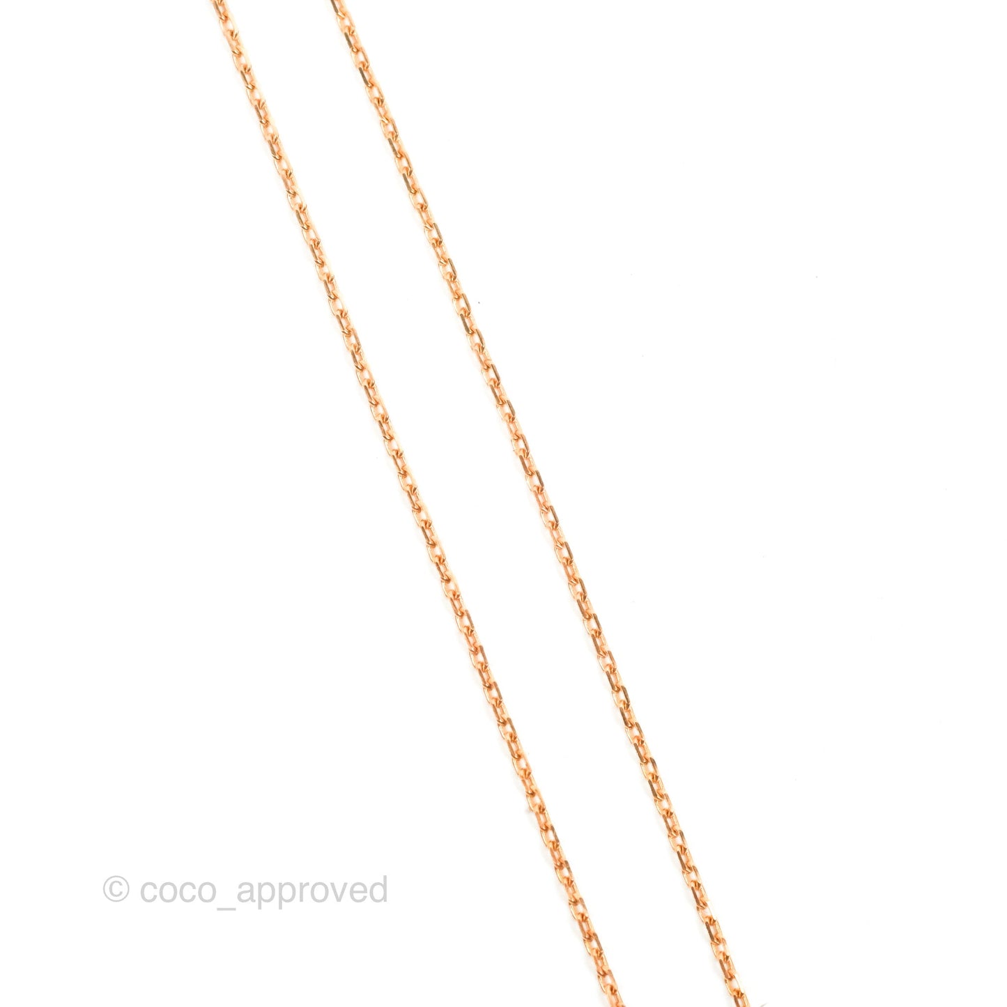 Hermès Mini Pop H Rose Dragee Pendant Necklace Rose Gold Hardware