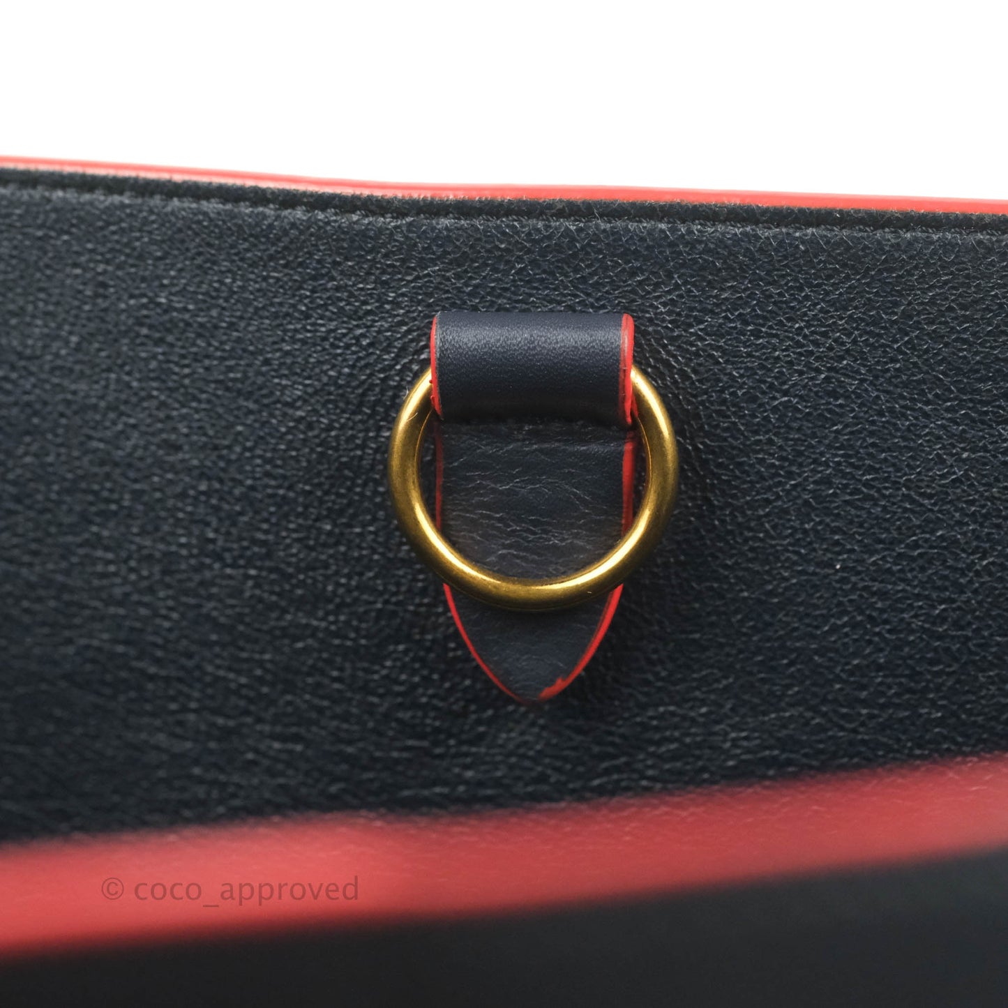 Celine Sangle Bucket Bag Navy Calfskin