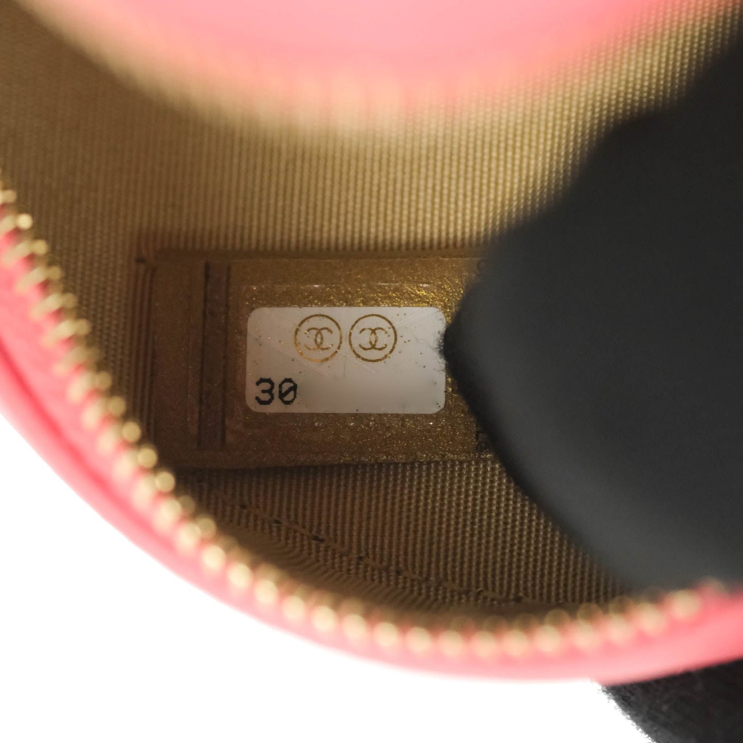 Chanel Quilted Round Pearl Crush Clutch With Chain Pink Lambskin Aged Gold Hardware