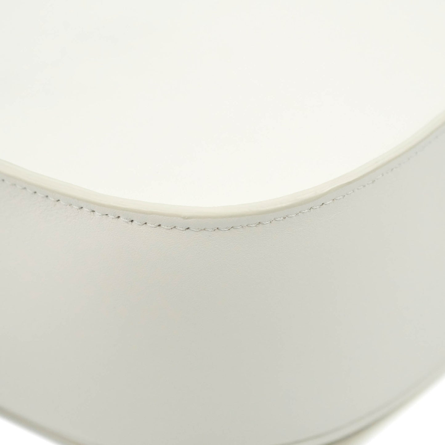 Celine Folco Cuir Triomphe White Smooth Calfskin