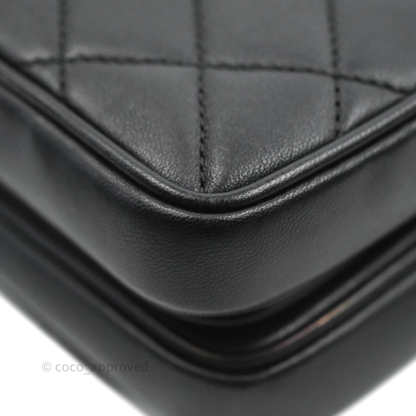 Chanel Quilted Small Citizen Chic Flap Black Lambskin Gold Hardware