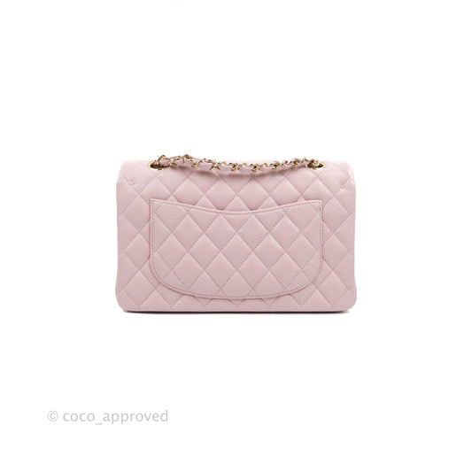 Chanel Classic Small S/M Flap Pink Caviar Gold Hardware