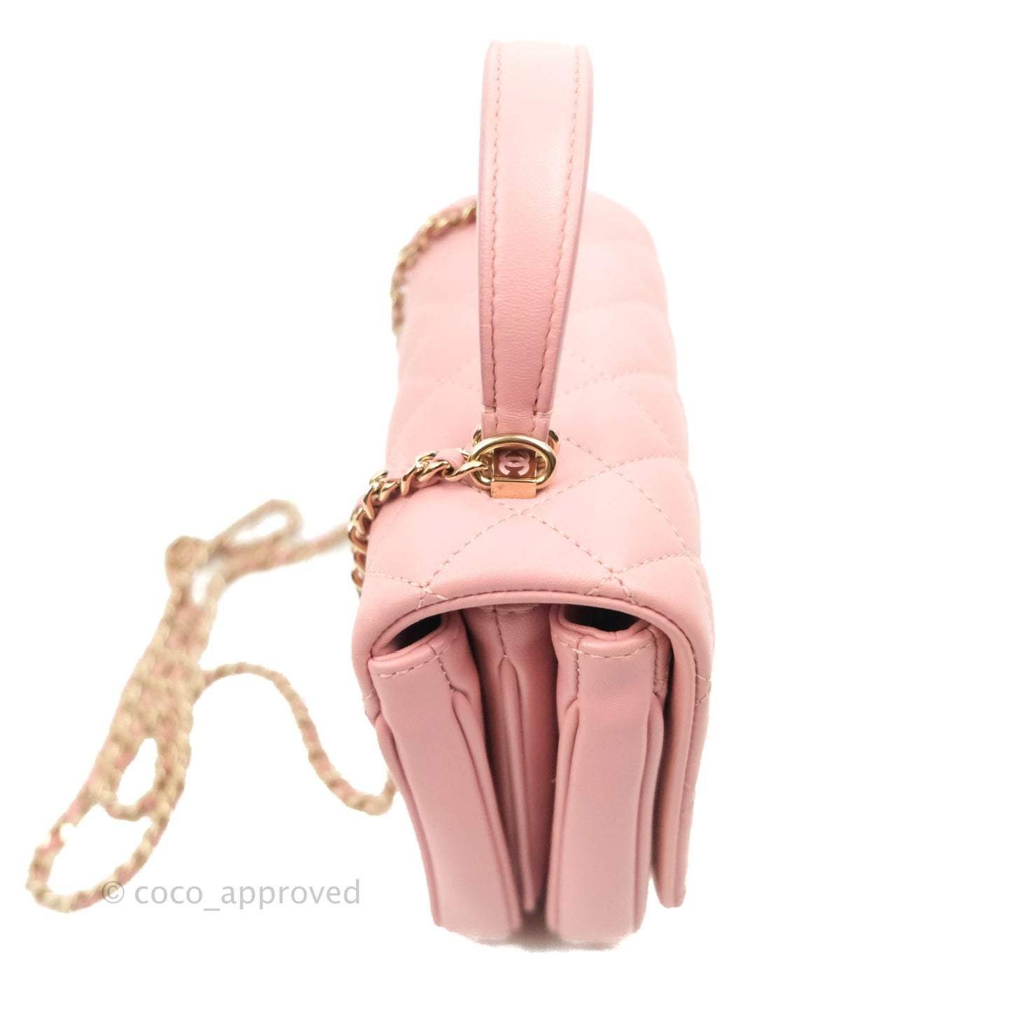 Chanel Citizen Chic Mini Flap Bag Pink Lambskin Gold Hardware