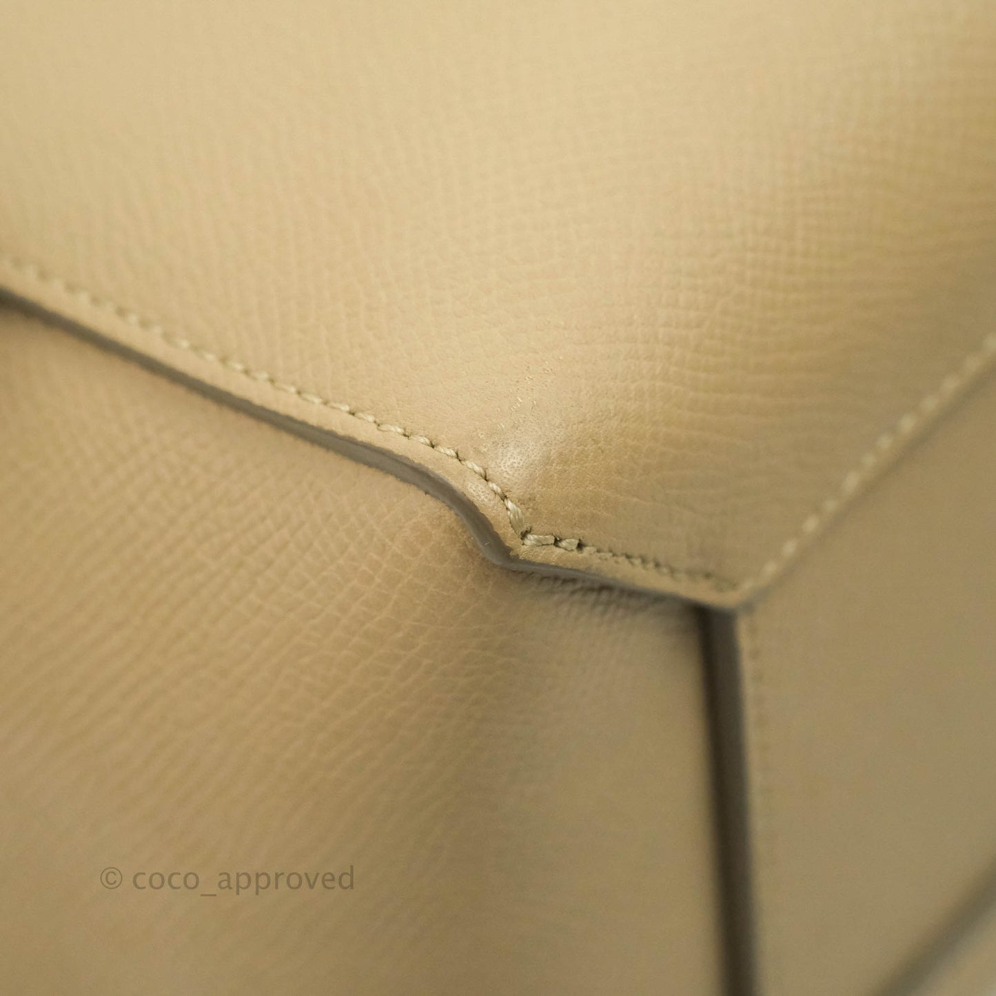 Celine Micro Belt Bag Light Taupe Grained Calfskin Gold Hardware