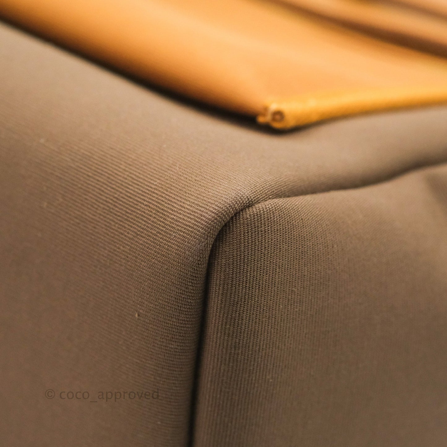 Hermès Herbag Retourne Zip 31 Etoupe-Dune/ Naturel Sable Canvas Gold Hardware