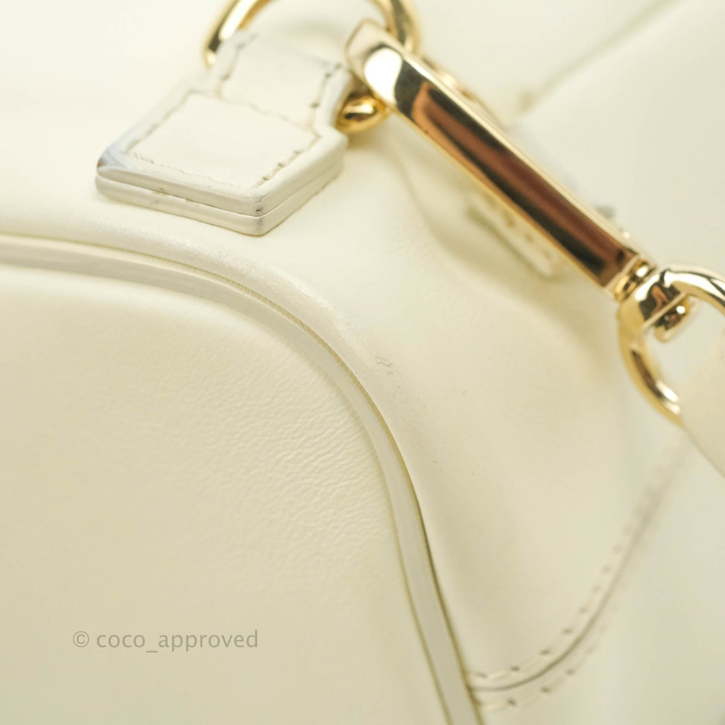 Chloé Mini Faye Backpack Ivory White Calfskin