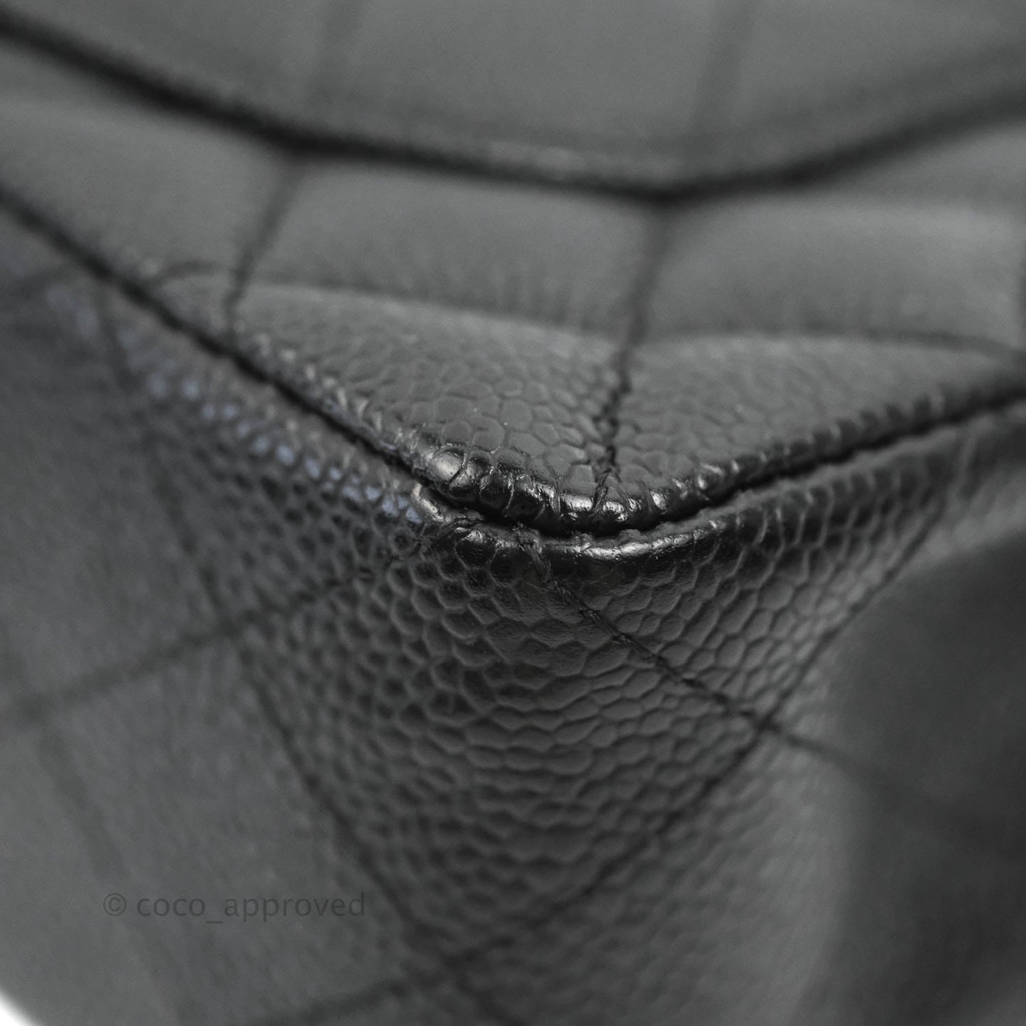 Chanel Small Classic Quilted Flap Black Caviar 24K Gold Hardware