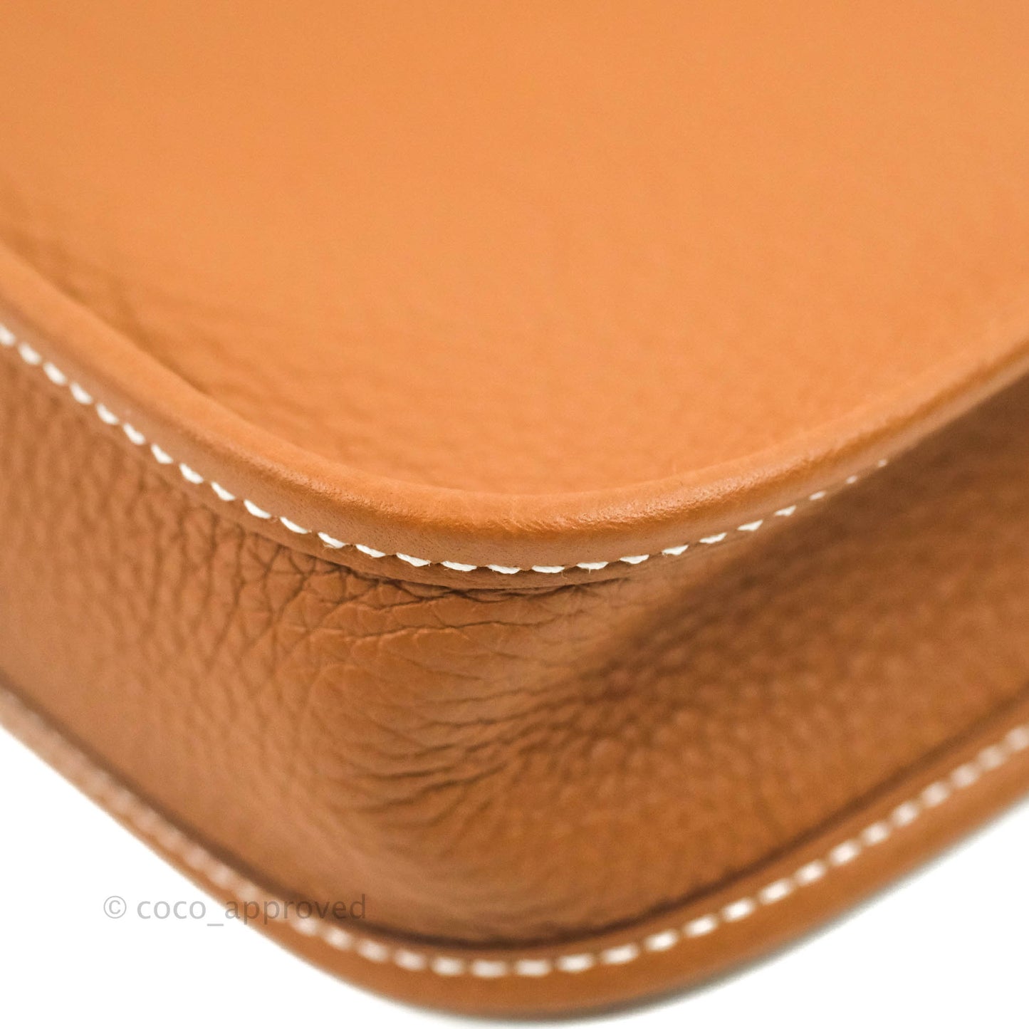 Hermès Mini Evelyne 16 Gold Clemence Palladium Hardware