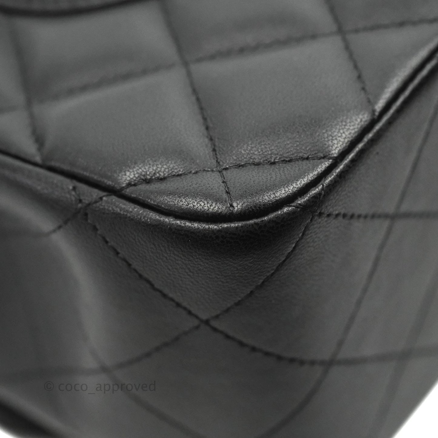 Chanel Jumbo Double Flap Black Lambskin Gold Hardware