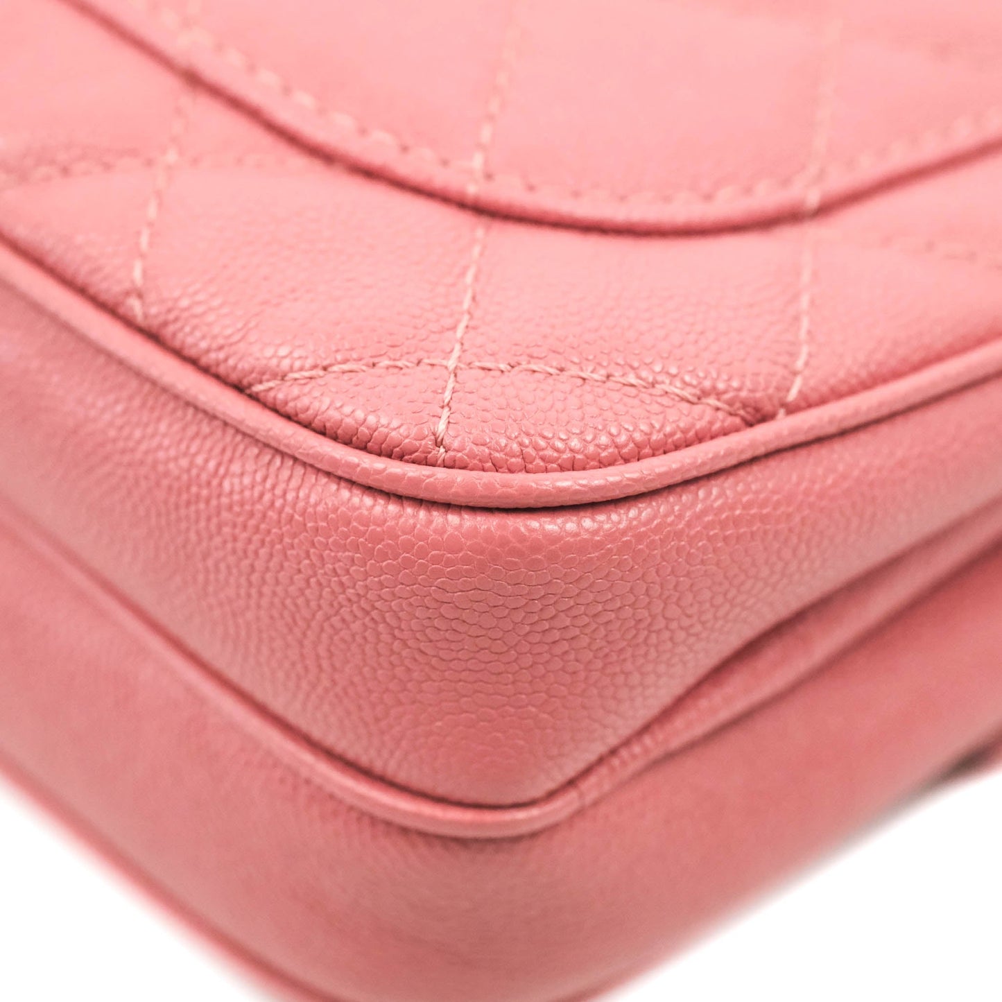 Chanel Caviar Quilted Small Urban Companion Flap Bag Pink Silver Hardware