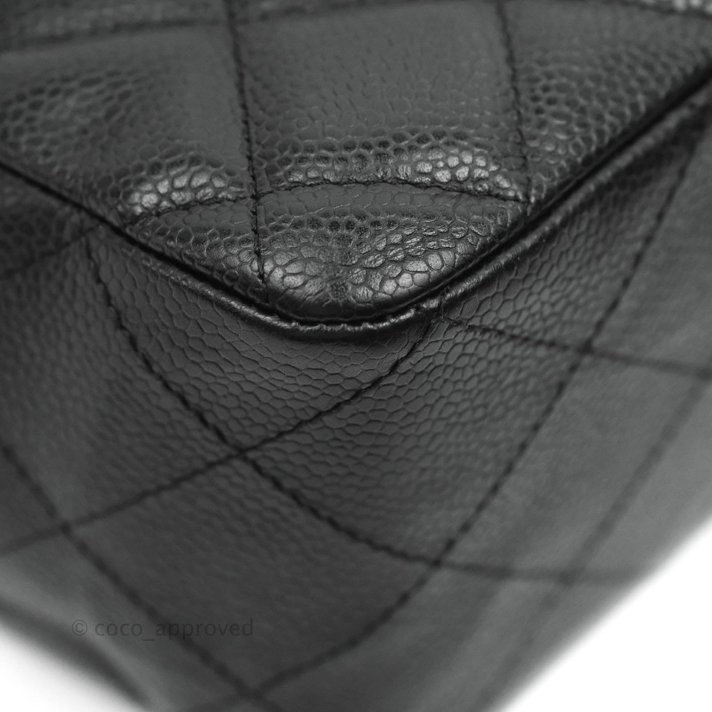 Chanel Jumbo Single Flap Black Caviar Gold Hardware⁣⁣