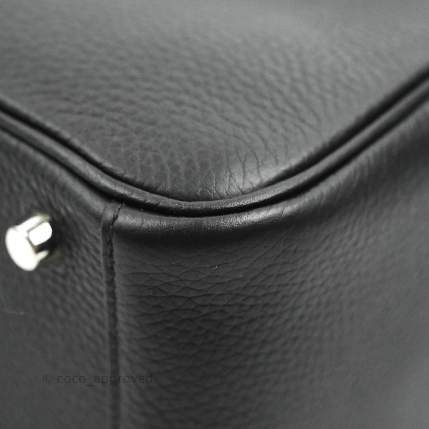 Hermès Lindy 26 Black Taurillon Clemence Palladium Hardware