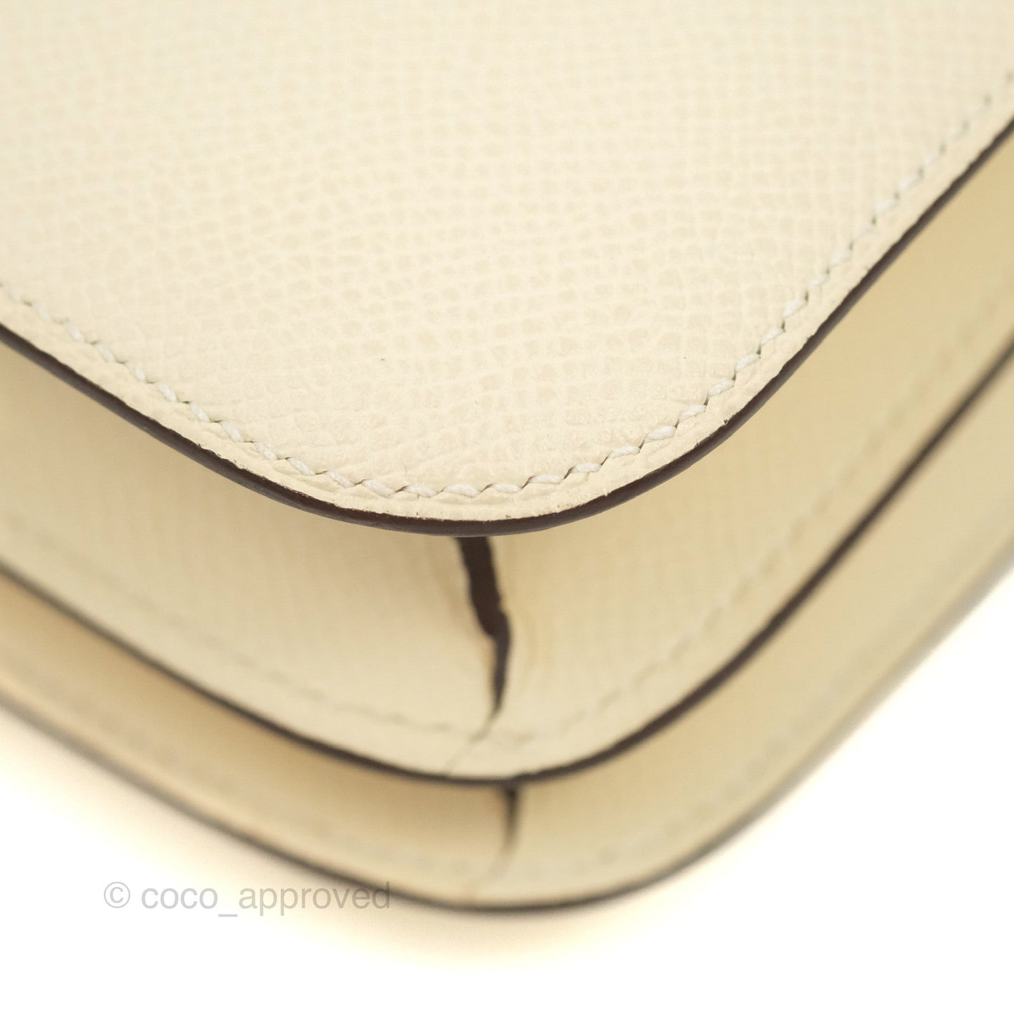 Hermès Constance Mini 18cm Nata Epsom Rose Gold Hardware