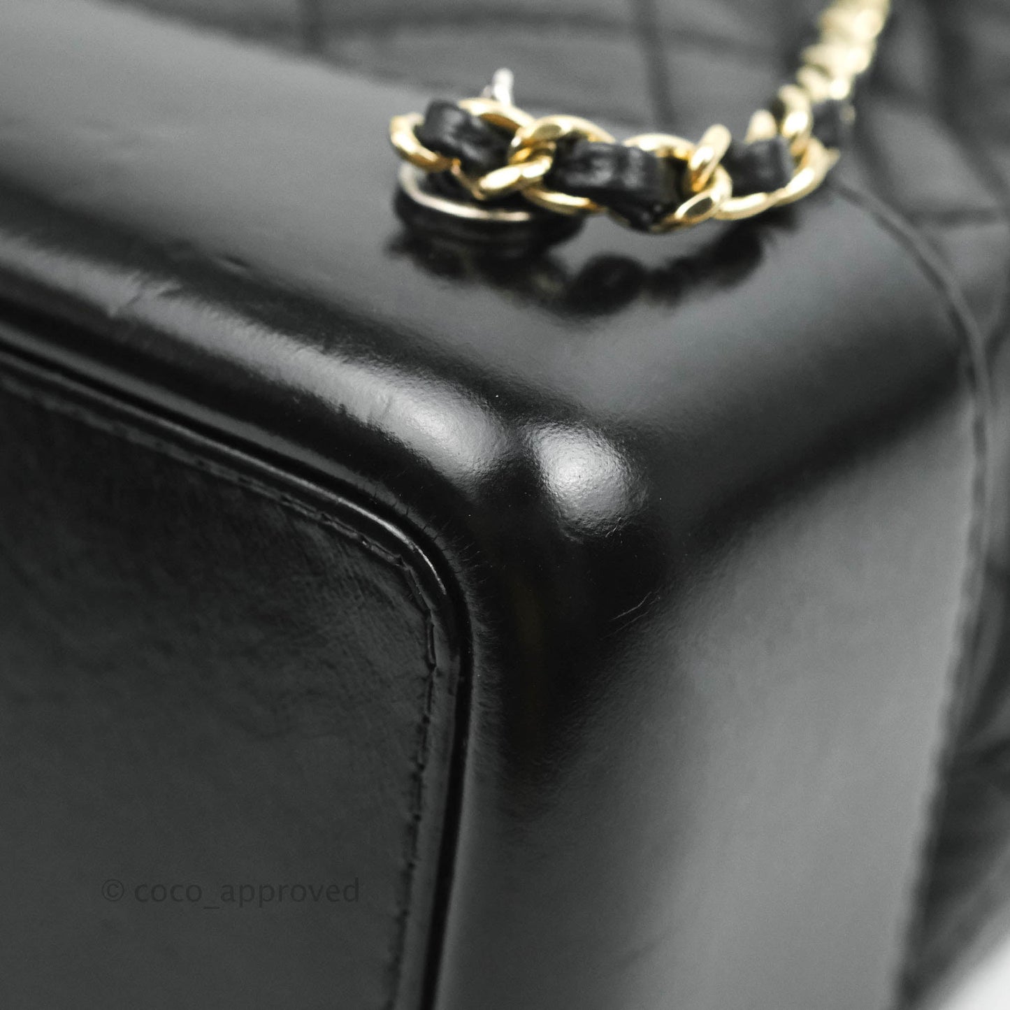 Chanel Small Gabrielle Backpack Black Aged Calfskin