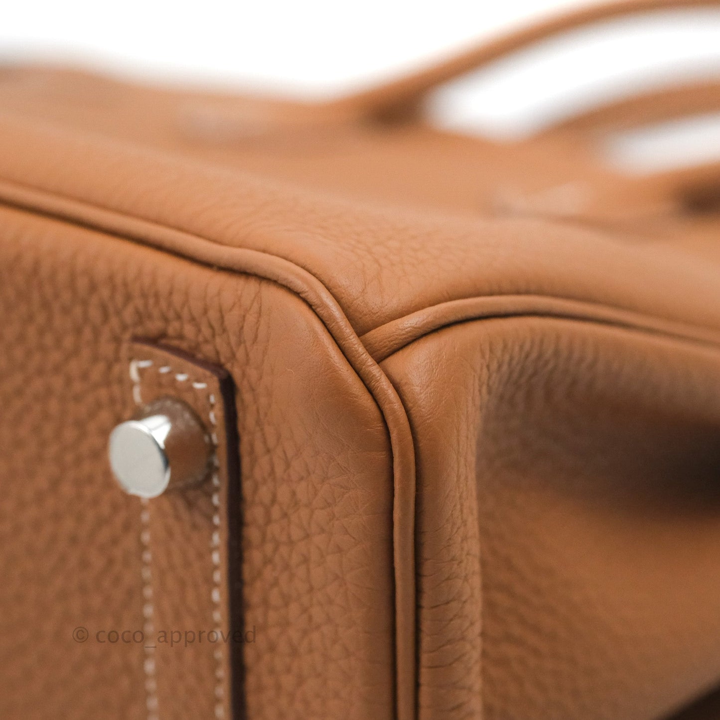 Hermes Birkin 25 Gold Togo Palladium Hardware
