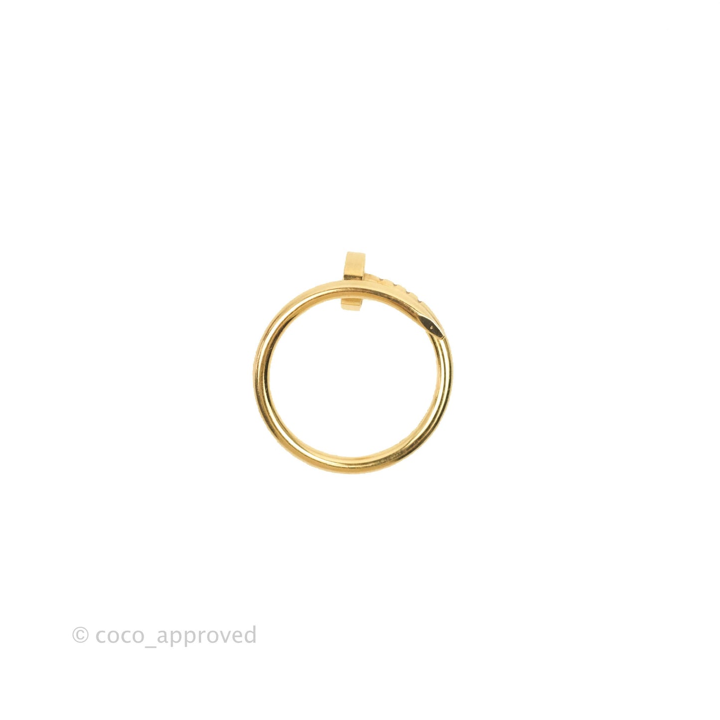 Cartier Juste Un Clou Ring Yellow Gold Size 50