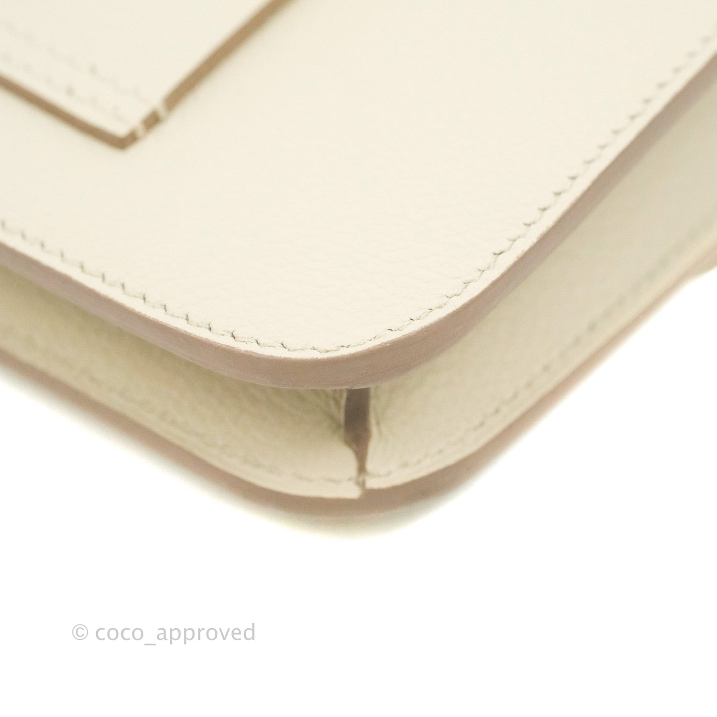 Hermès Constance Slim Wallet Beton Evercolor Gold Hardware