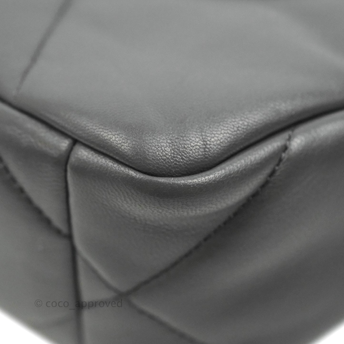 Chanel 19 Small Dark Grey Mixed Hardware